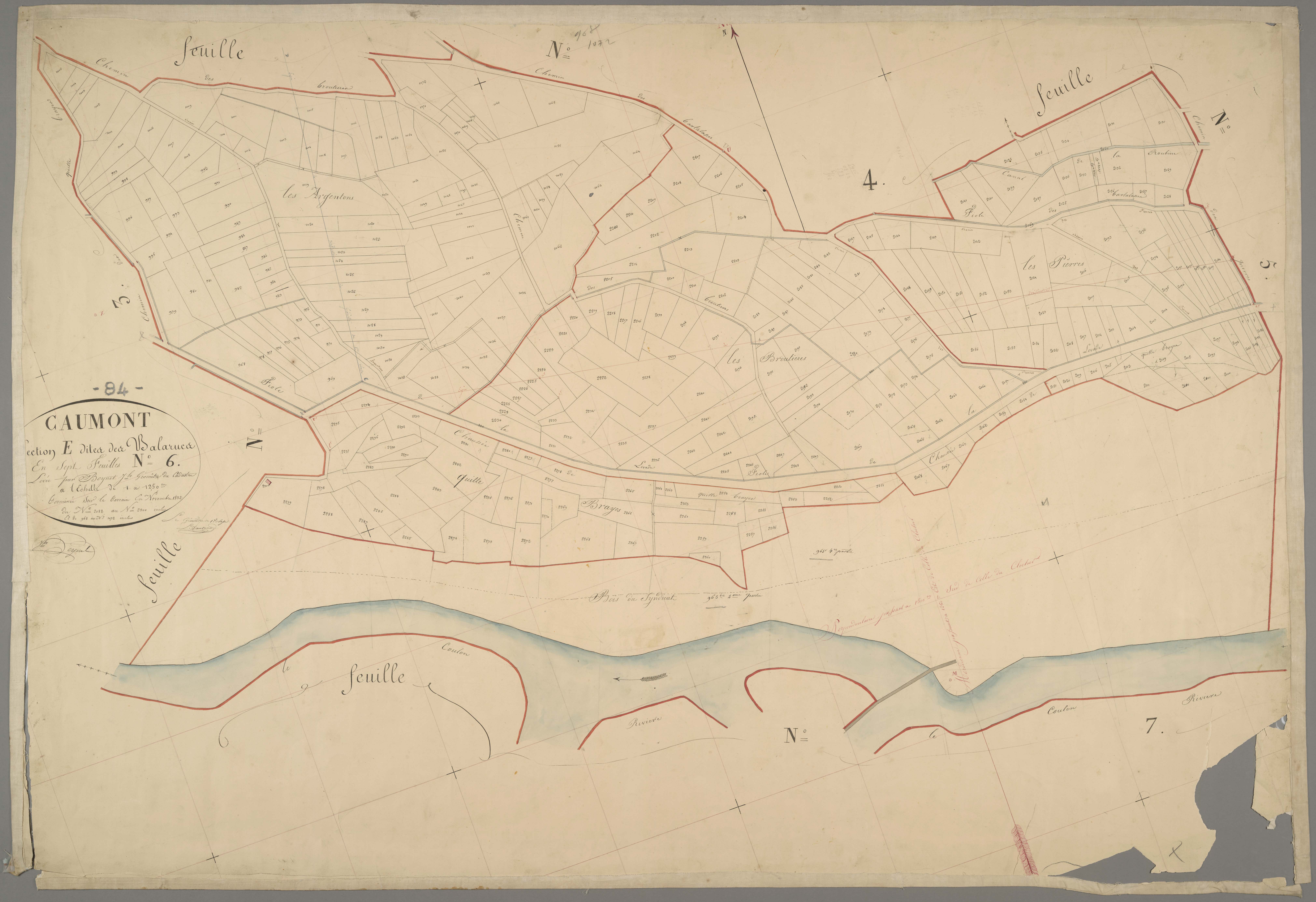 Caumont-sur-Durance - Feuille 6