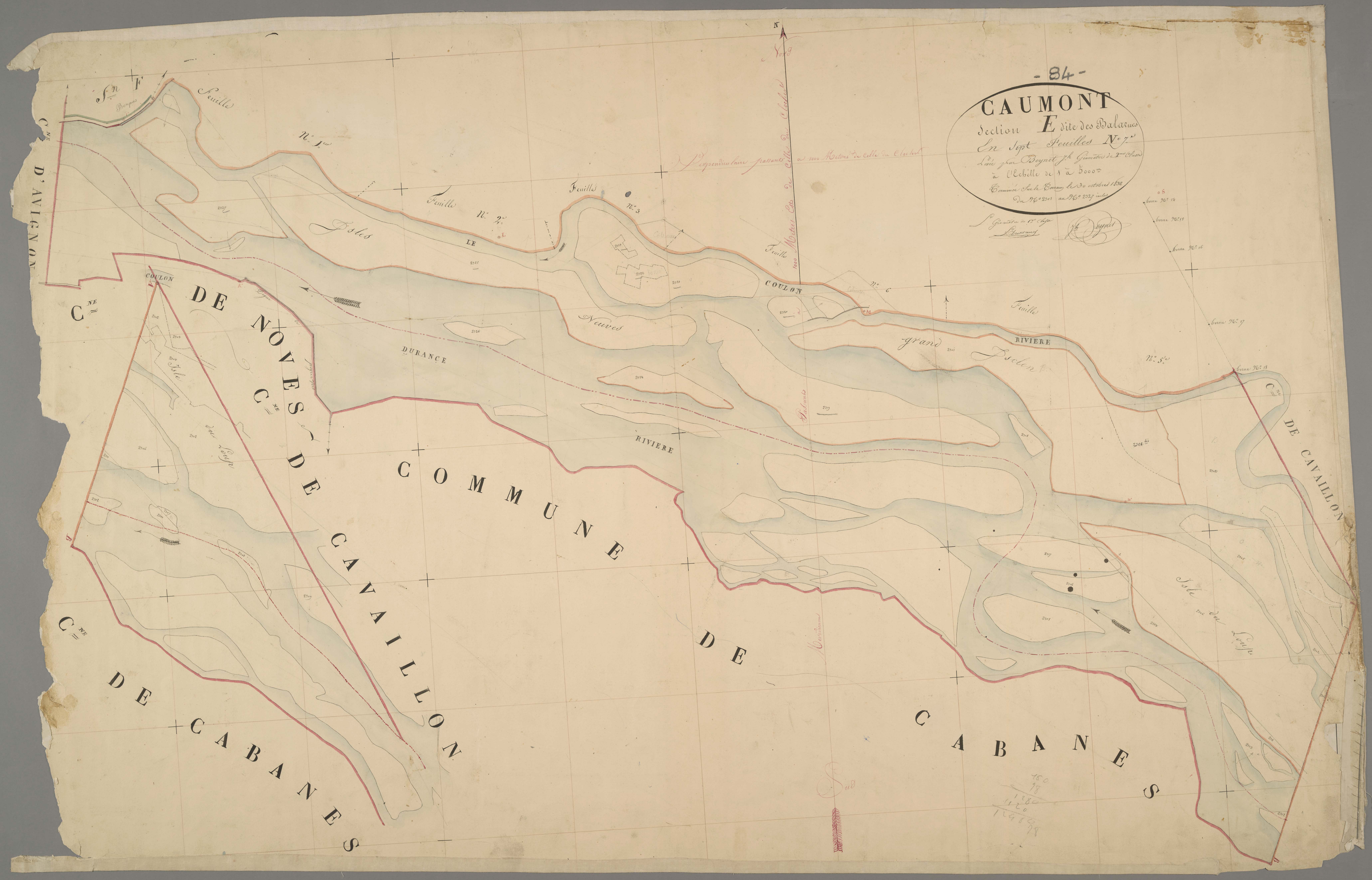 Caumont-sur-Durance - Feuille 7