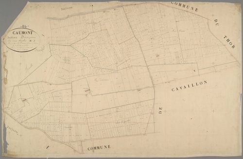 Caumont-sur-Durance - Feuille 2