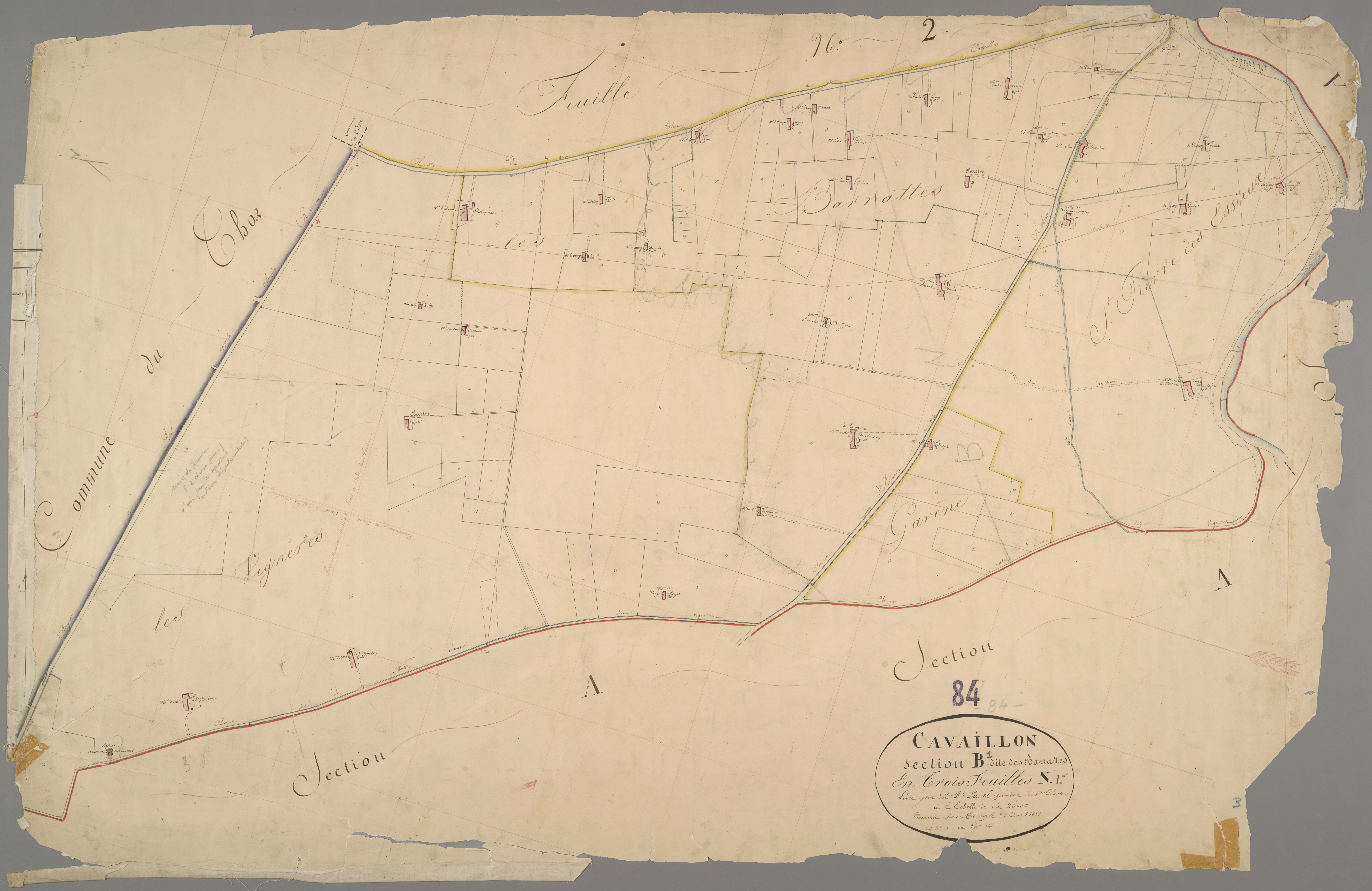 Cavaillon - Feuille 1