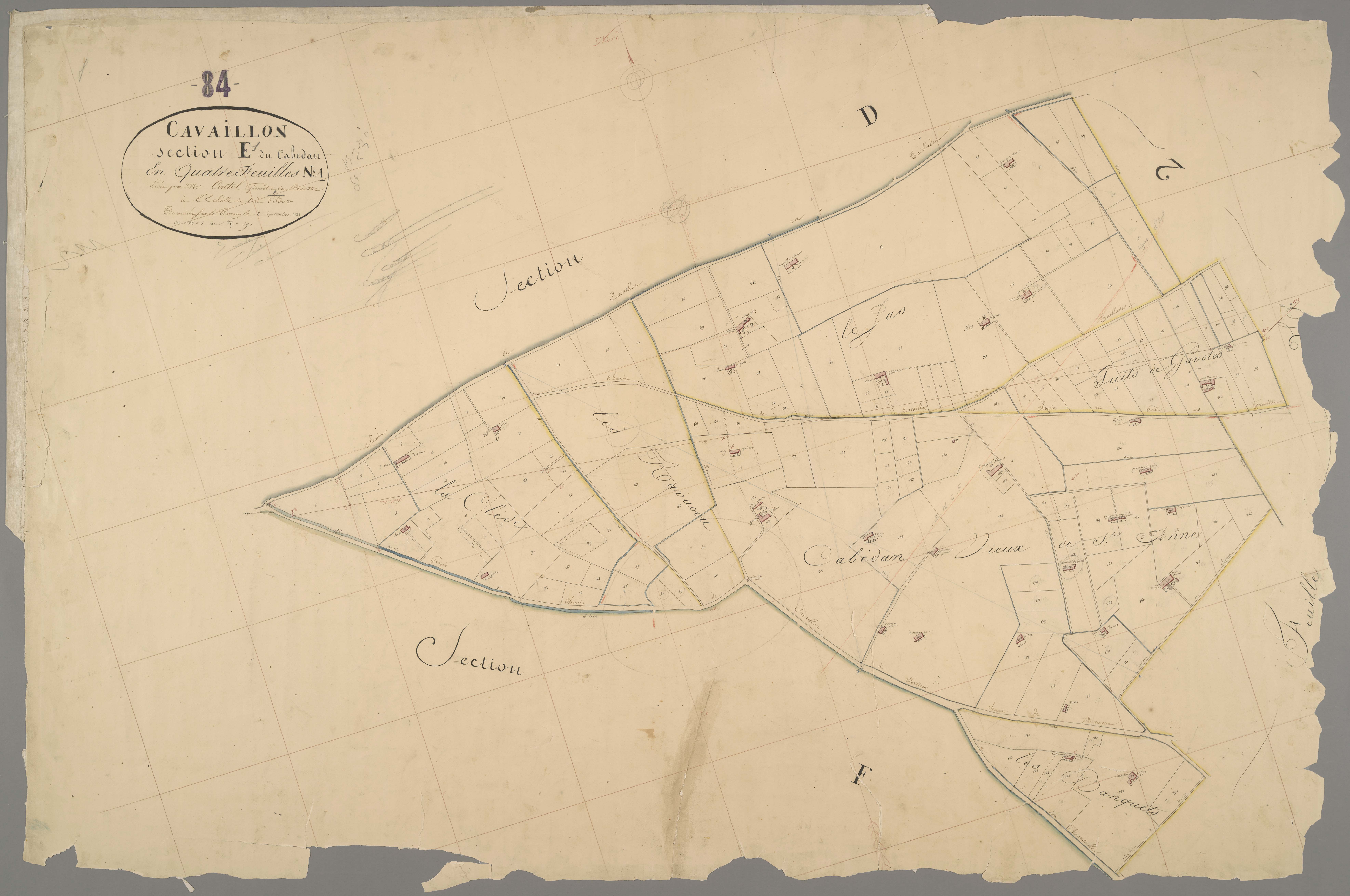Cavaillon - Feuille 1
