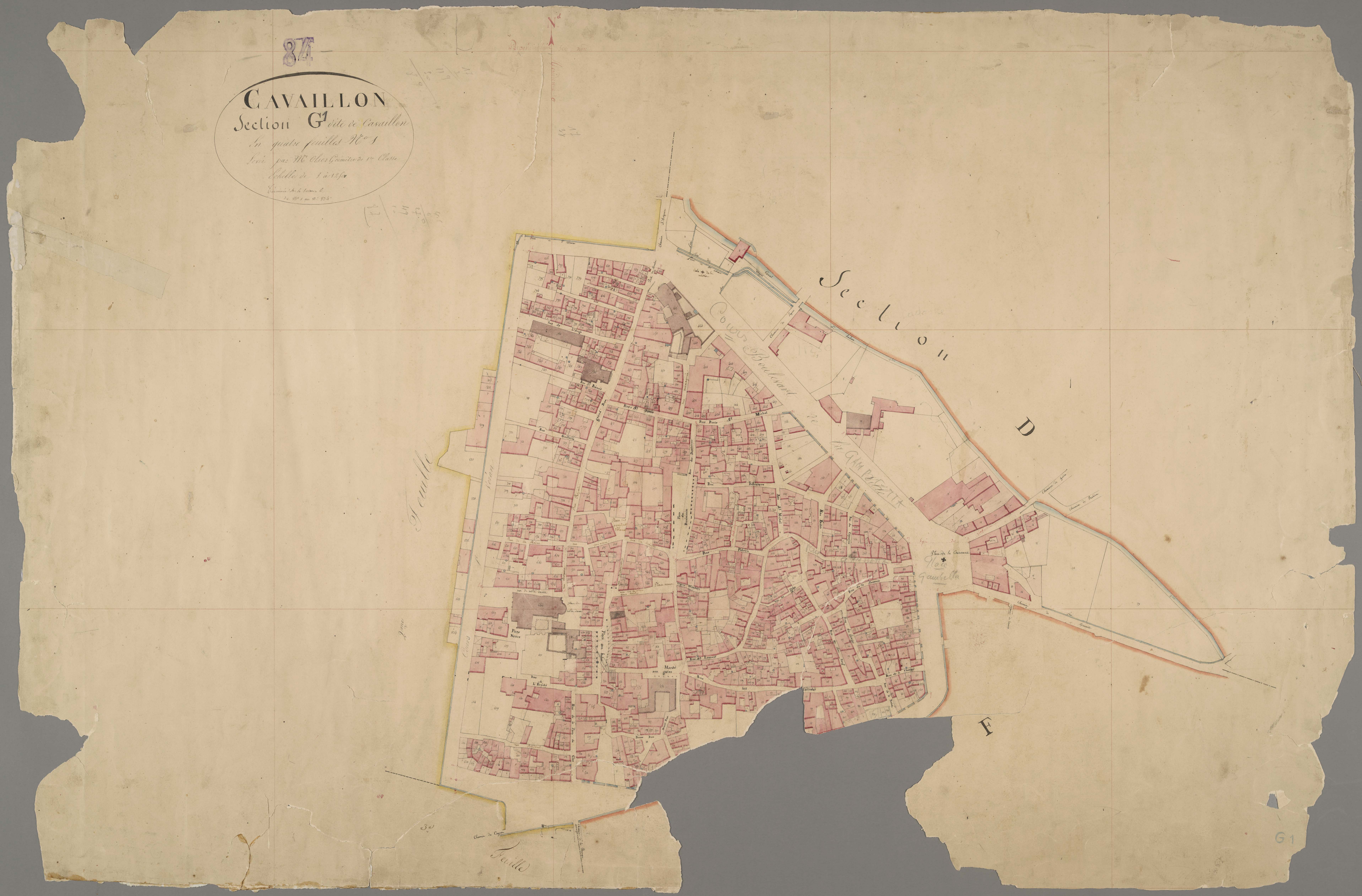 Cavaillon - Feuille 1