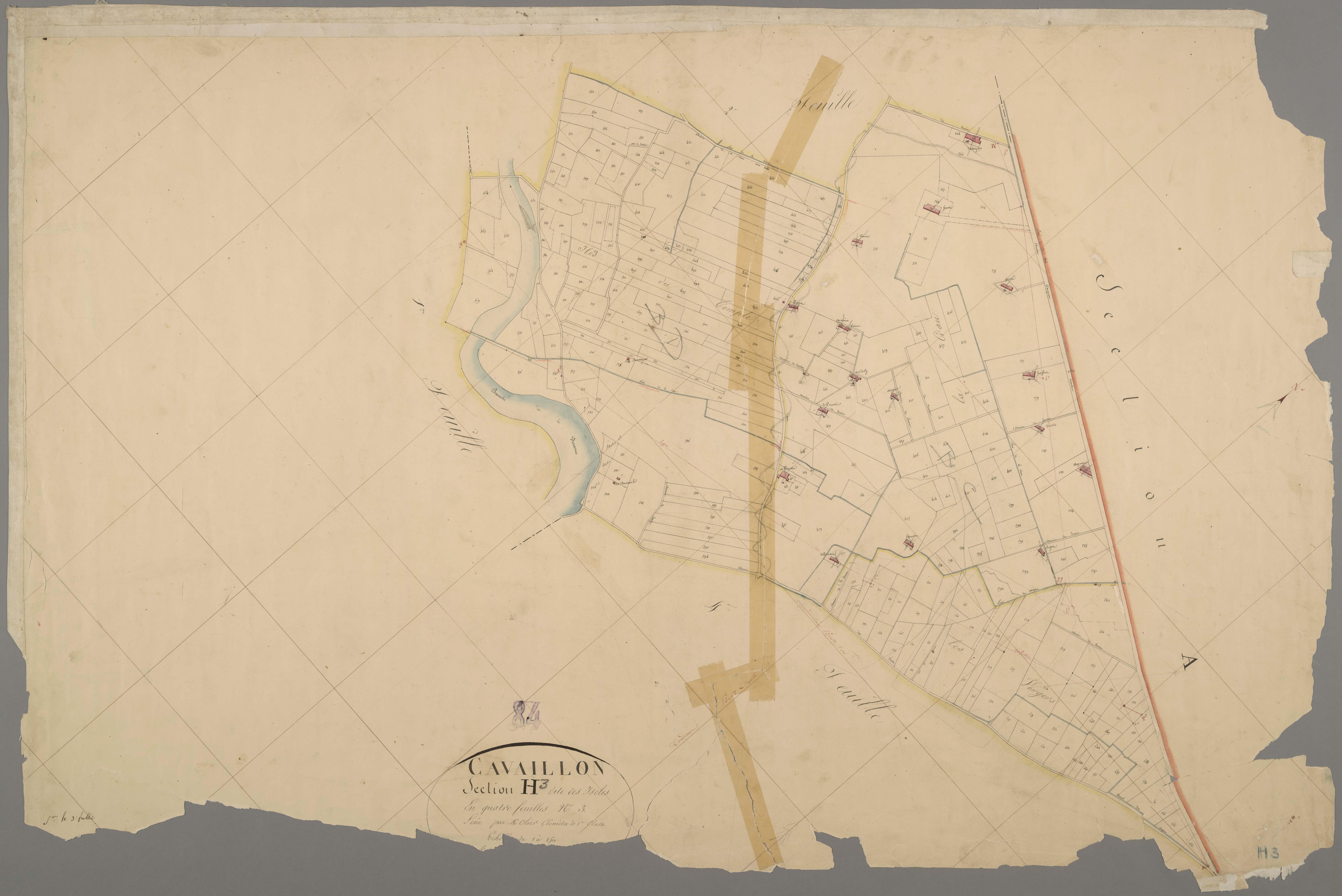 Cavaillon - Feuille 3