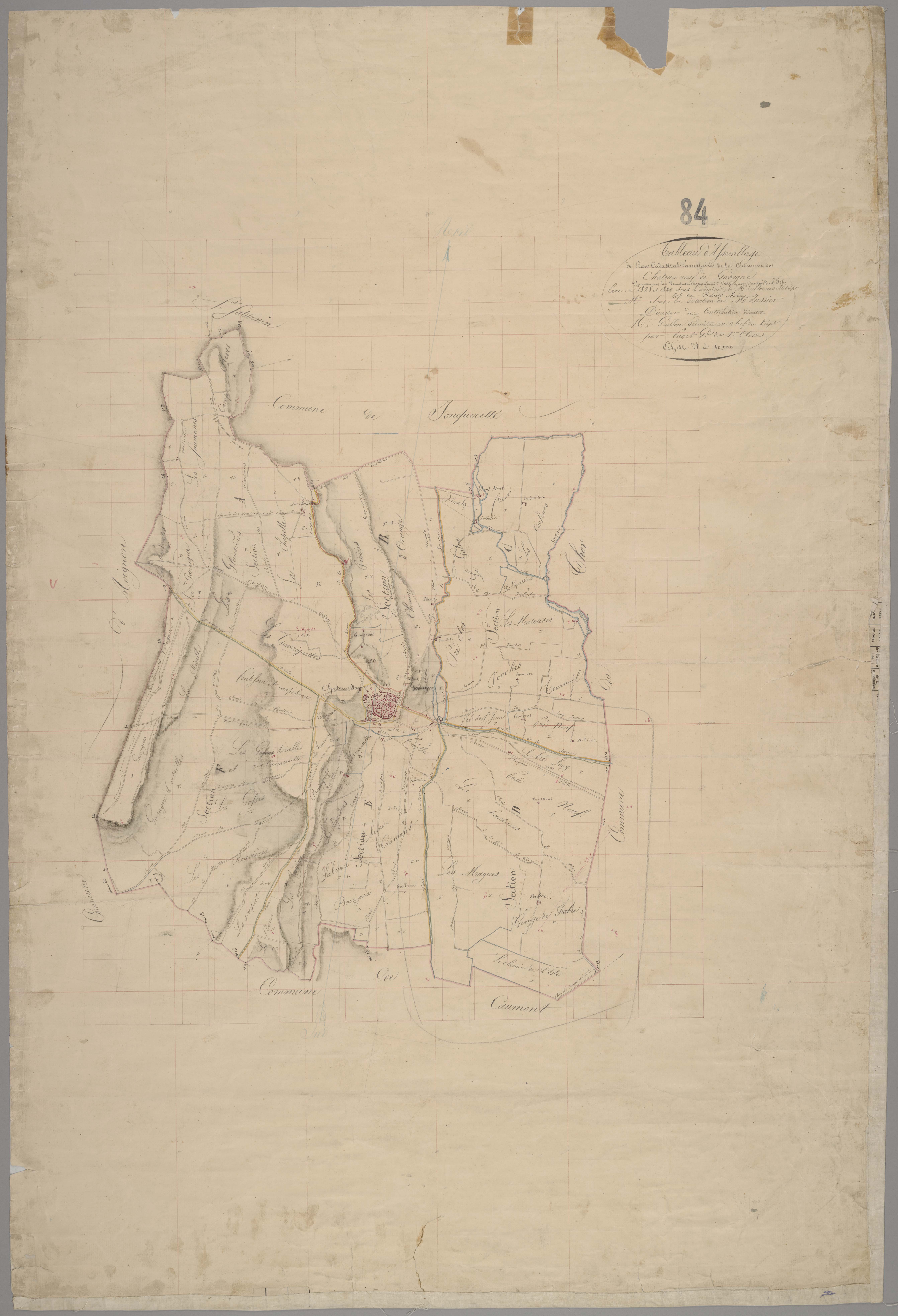 Châteauneuf-de-Gadagne - Tableau d'assemblage