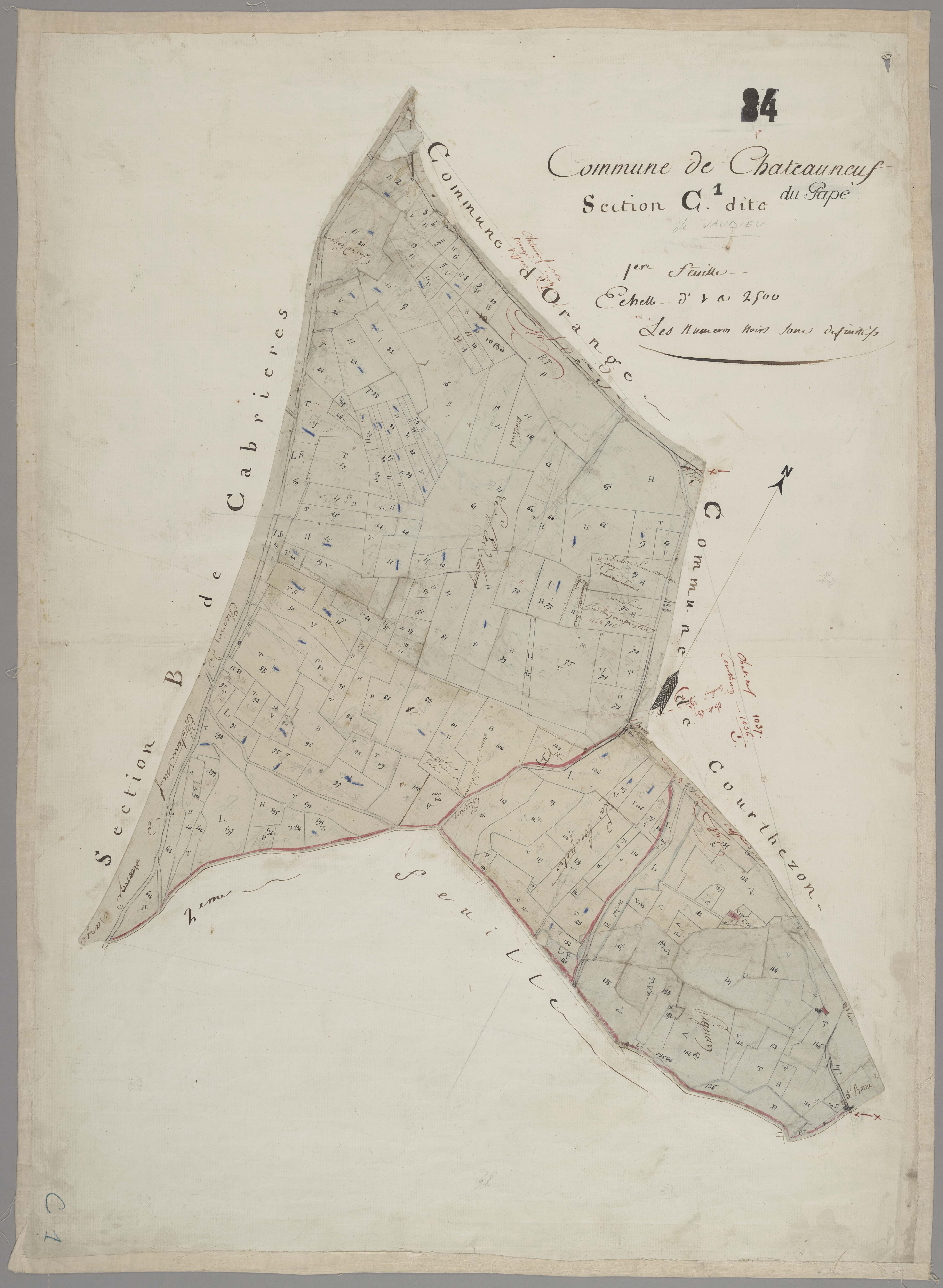 Châteauneuf-du-Pape - Feuille 1
