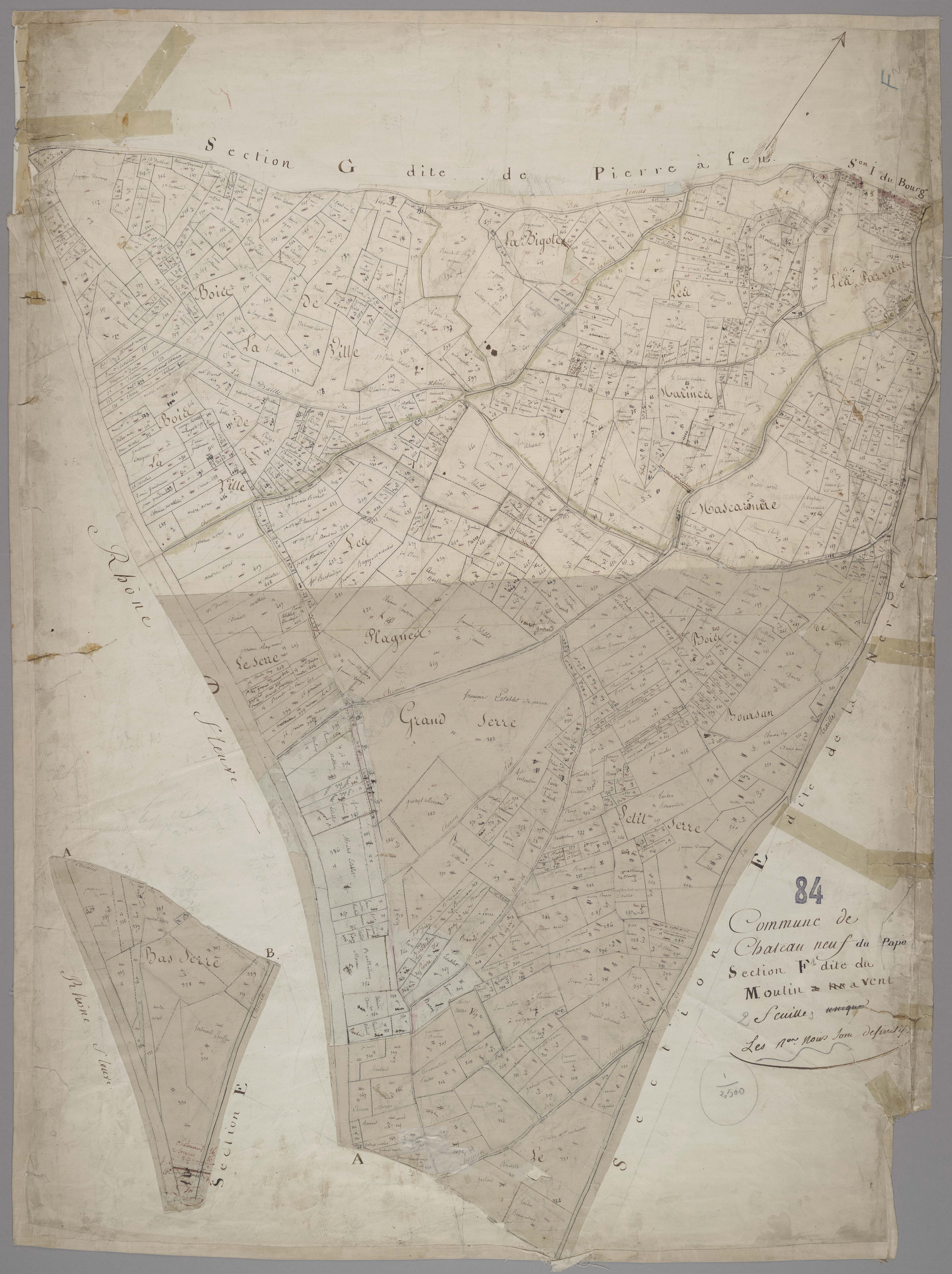 Châteauneuf-du-Pape - Feuille 1
