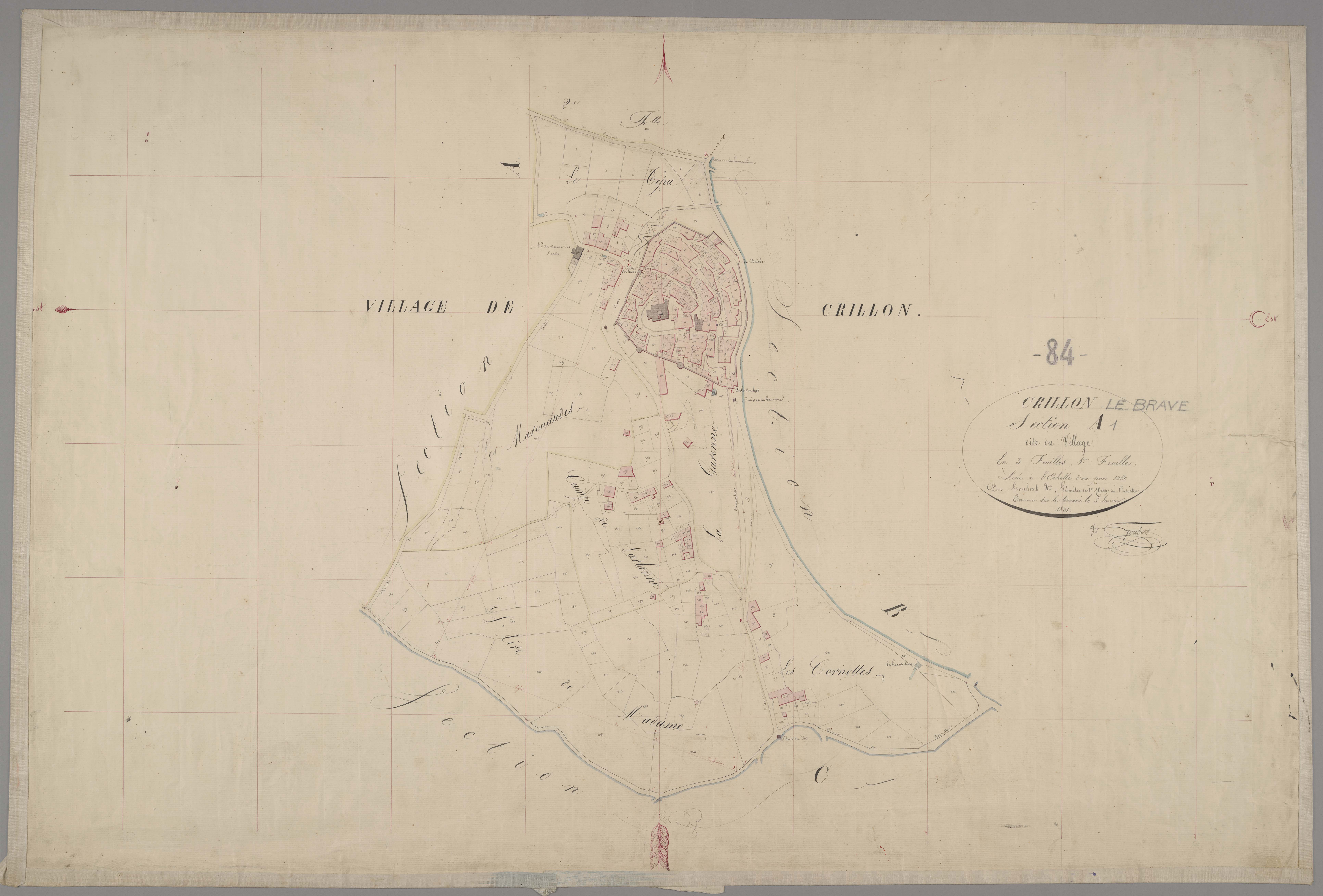 Crillon-le-Brave - Feuille 1