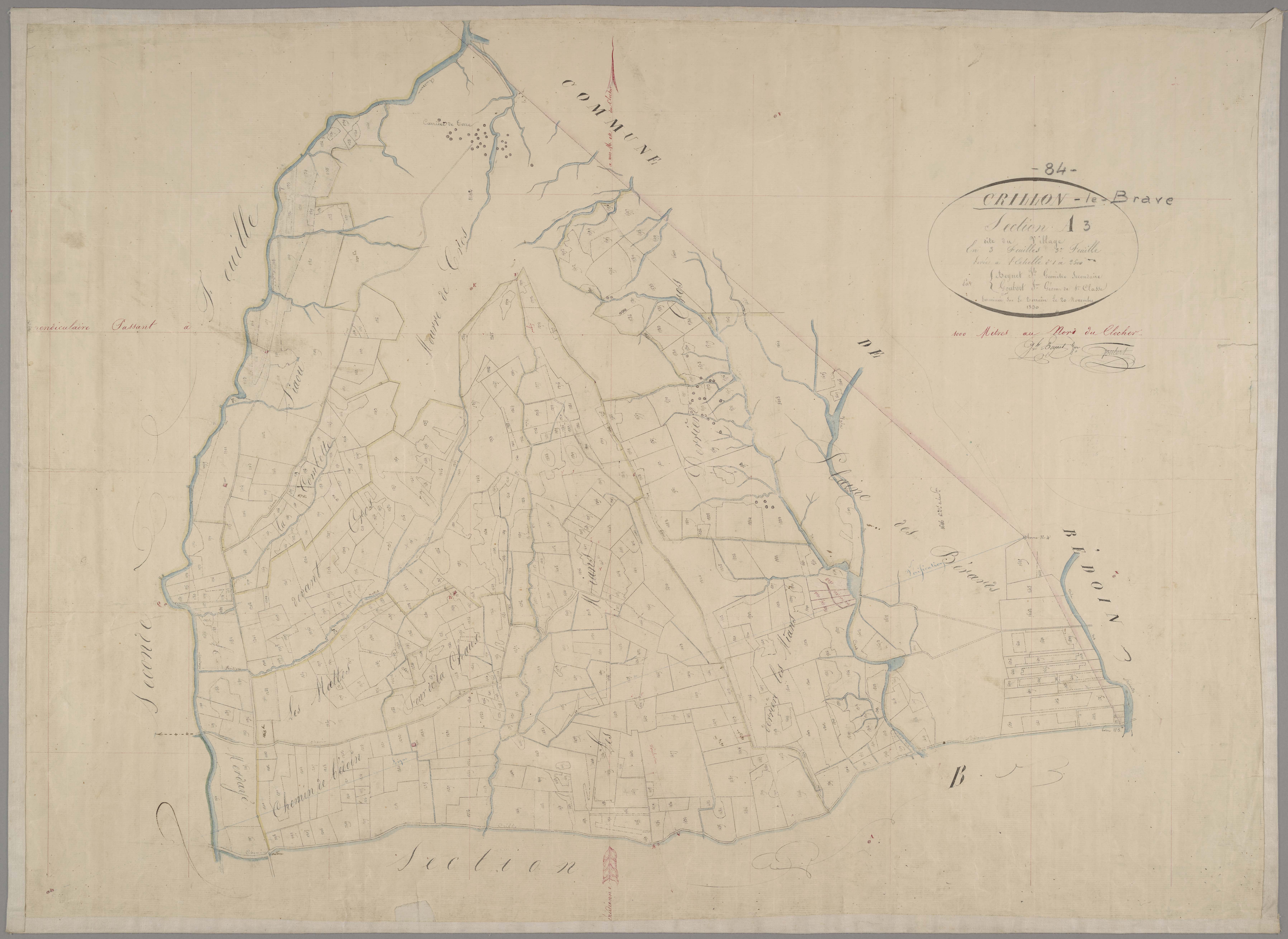 Crillon-le-Brave - Feuille 3