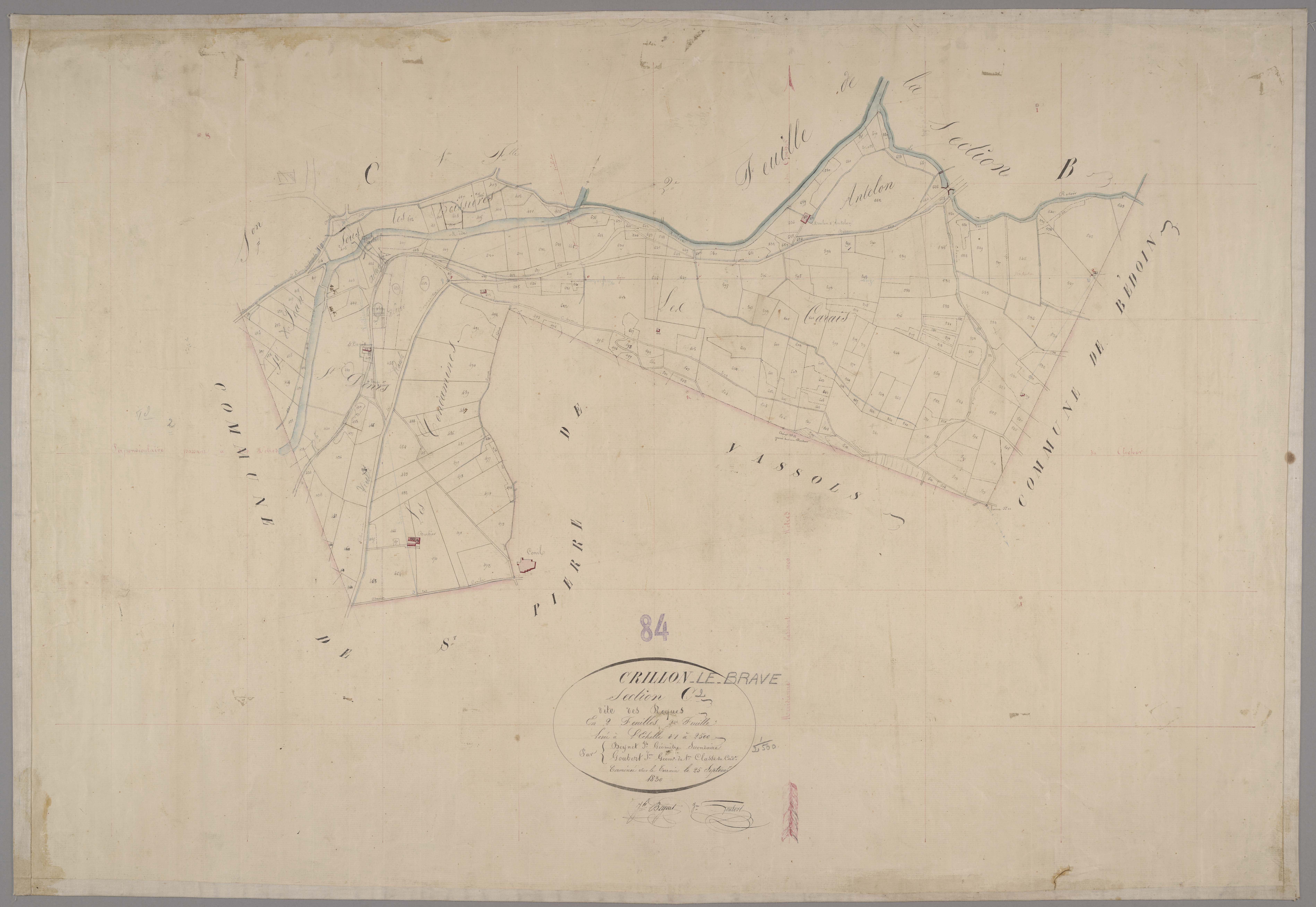 Crillon-le-Brave - Feuille 2