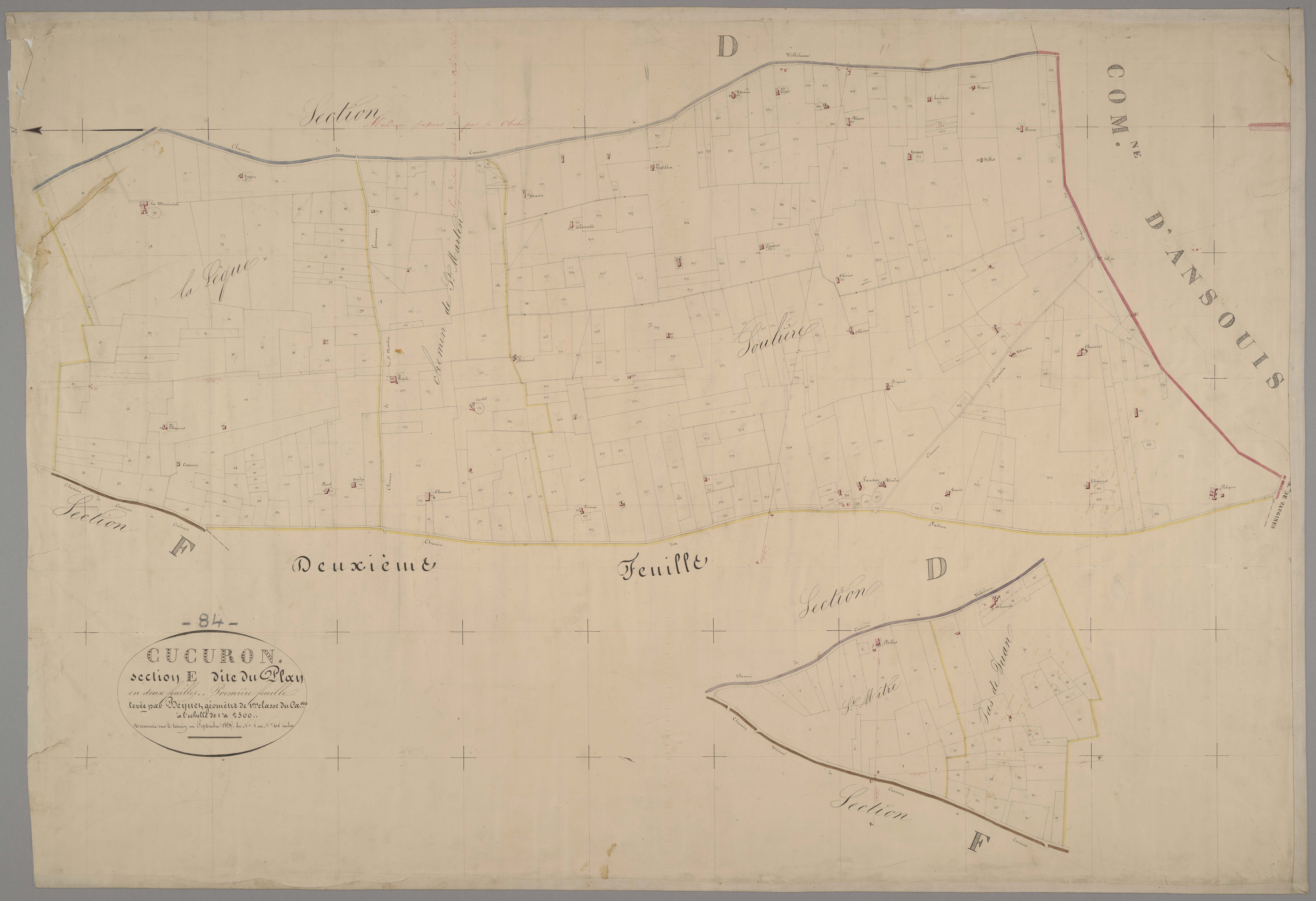 Cucuron - Feuille 1
