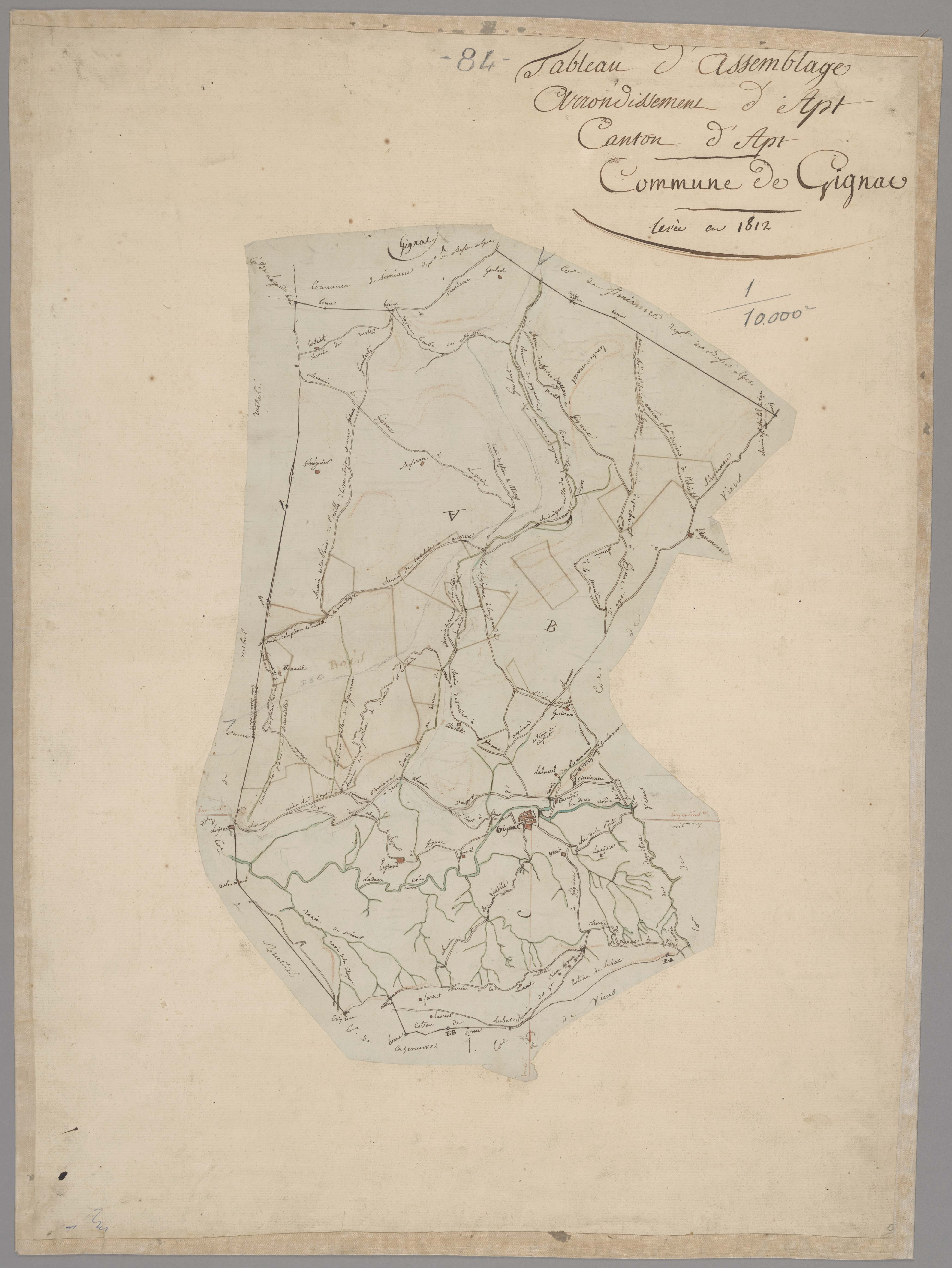 Gignac - Tableau d'assemblage