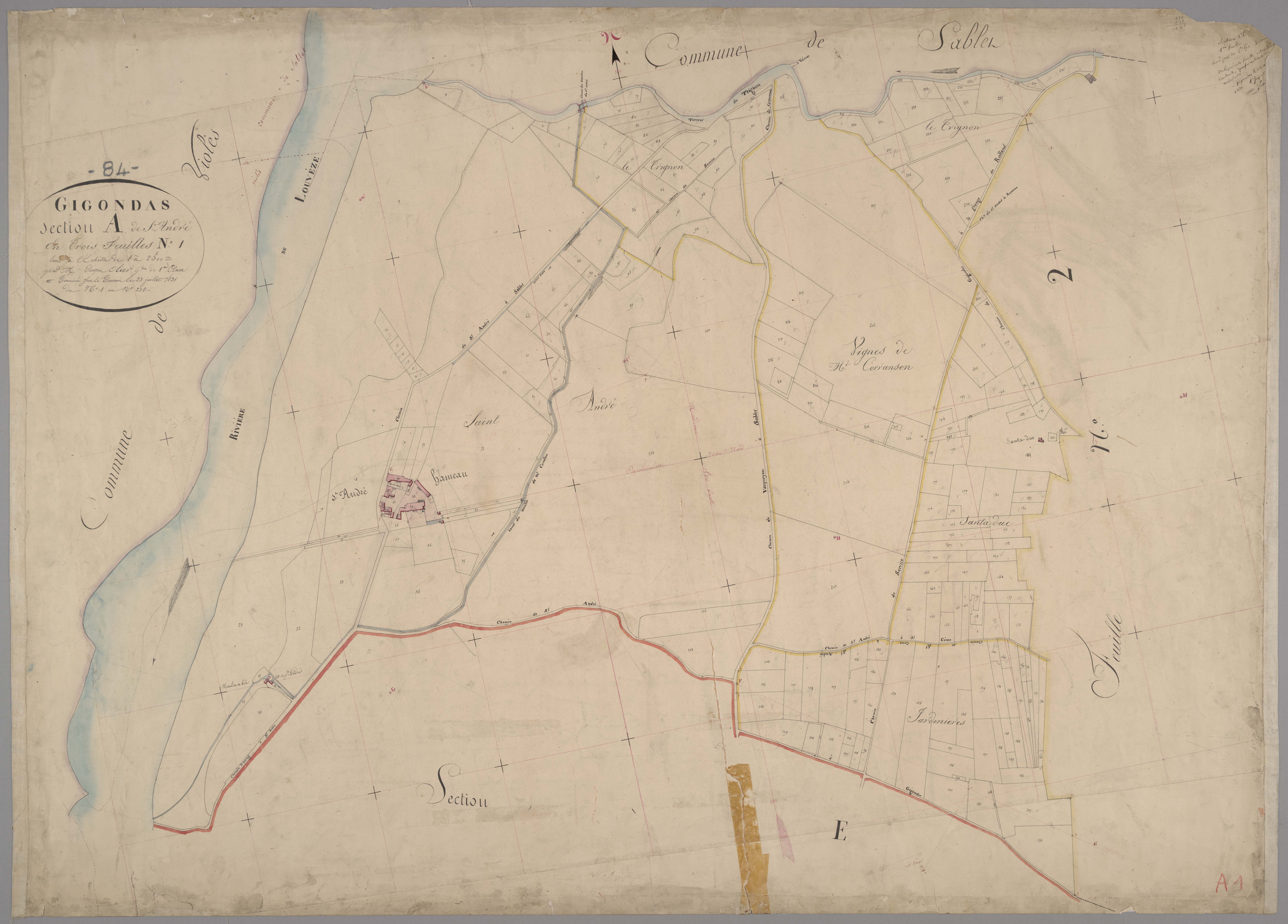 Gigondas - Feuille 1