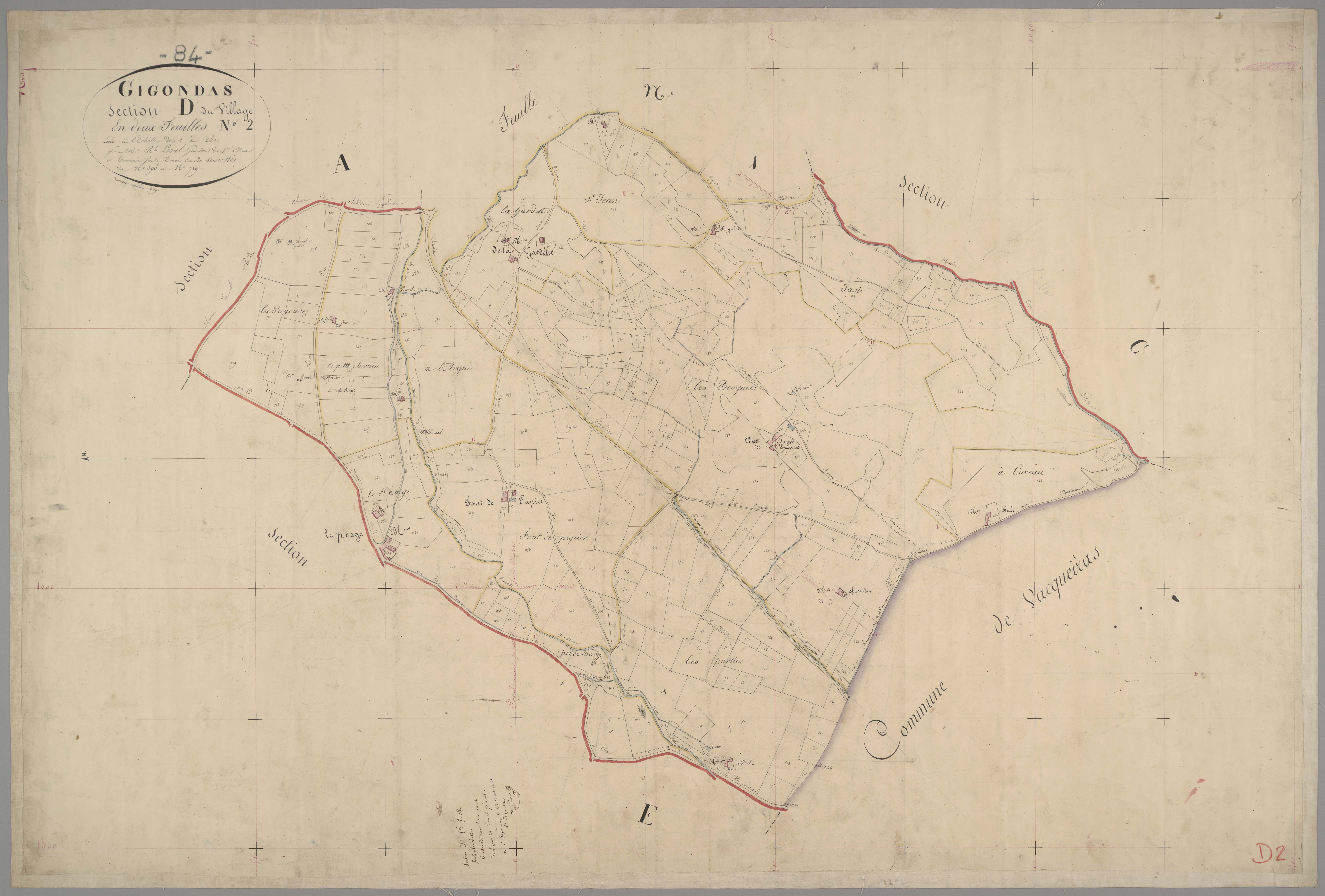 Gigondas - Feuille 2
