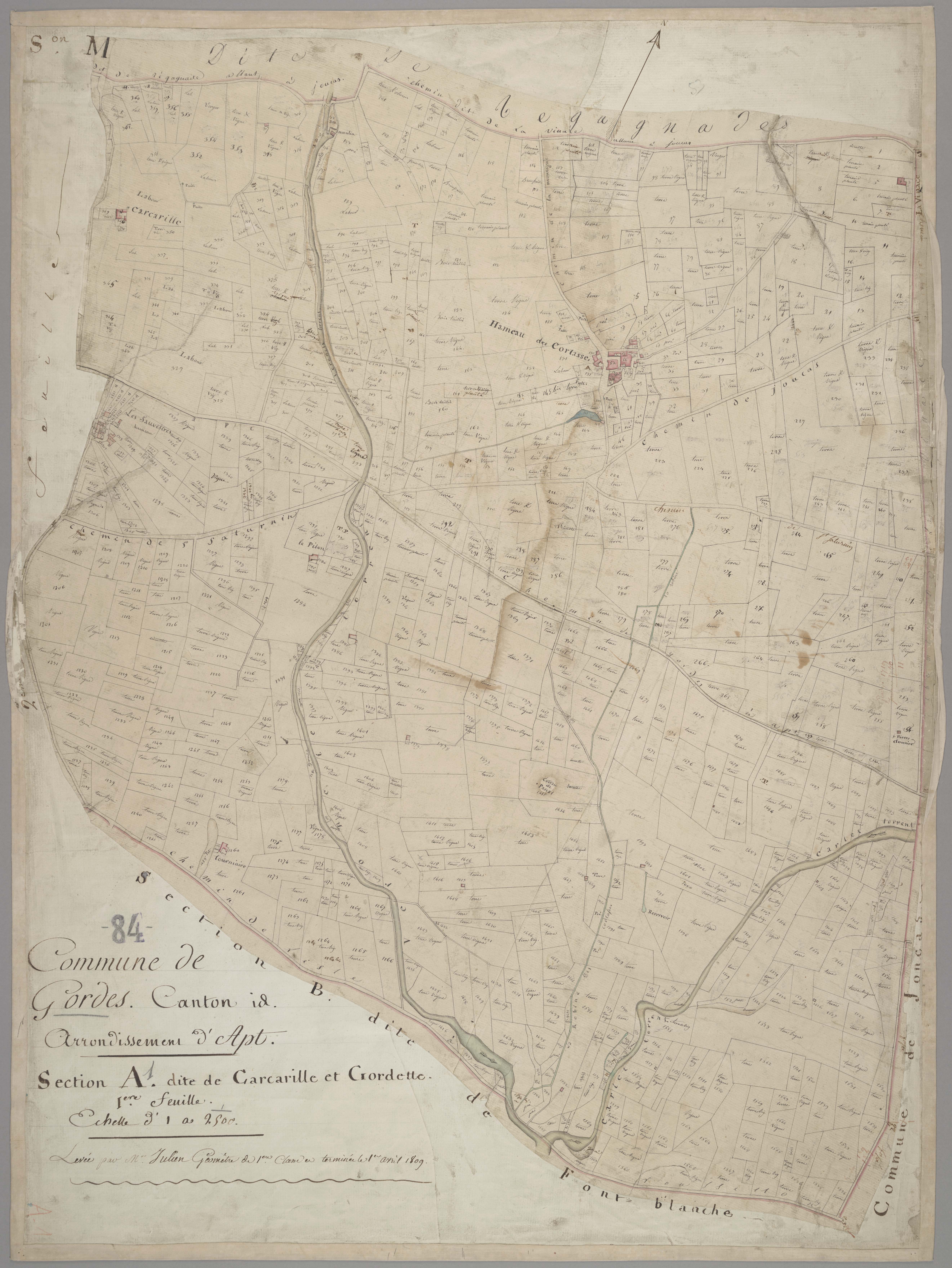 Gordes - Feuille 1