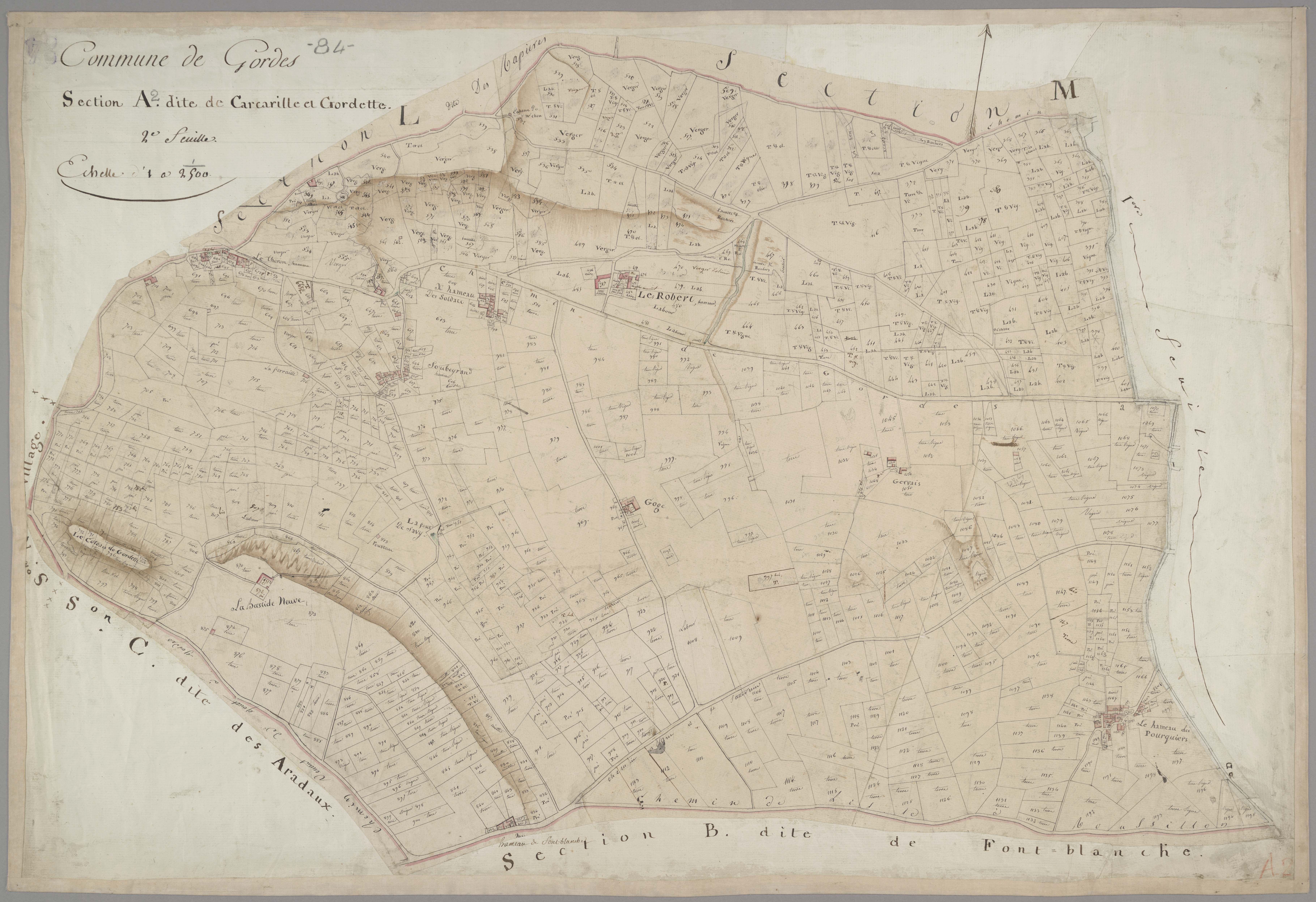 Gordes - Feuille 2