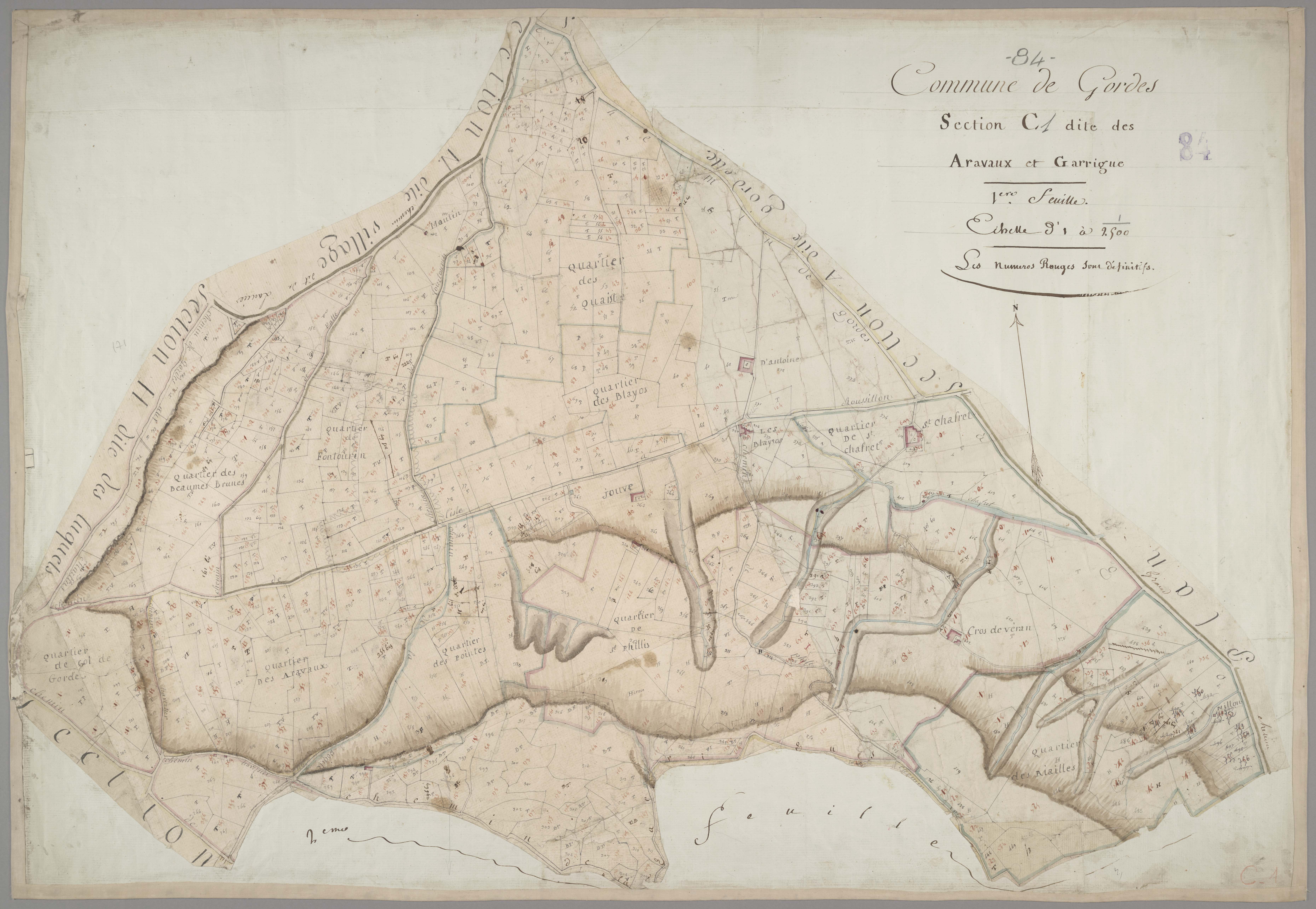 Gordes - Feuille 1