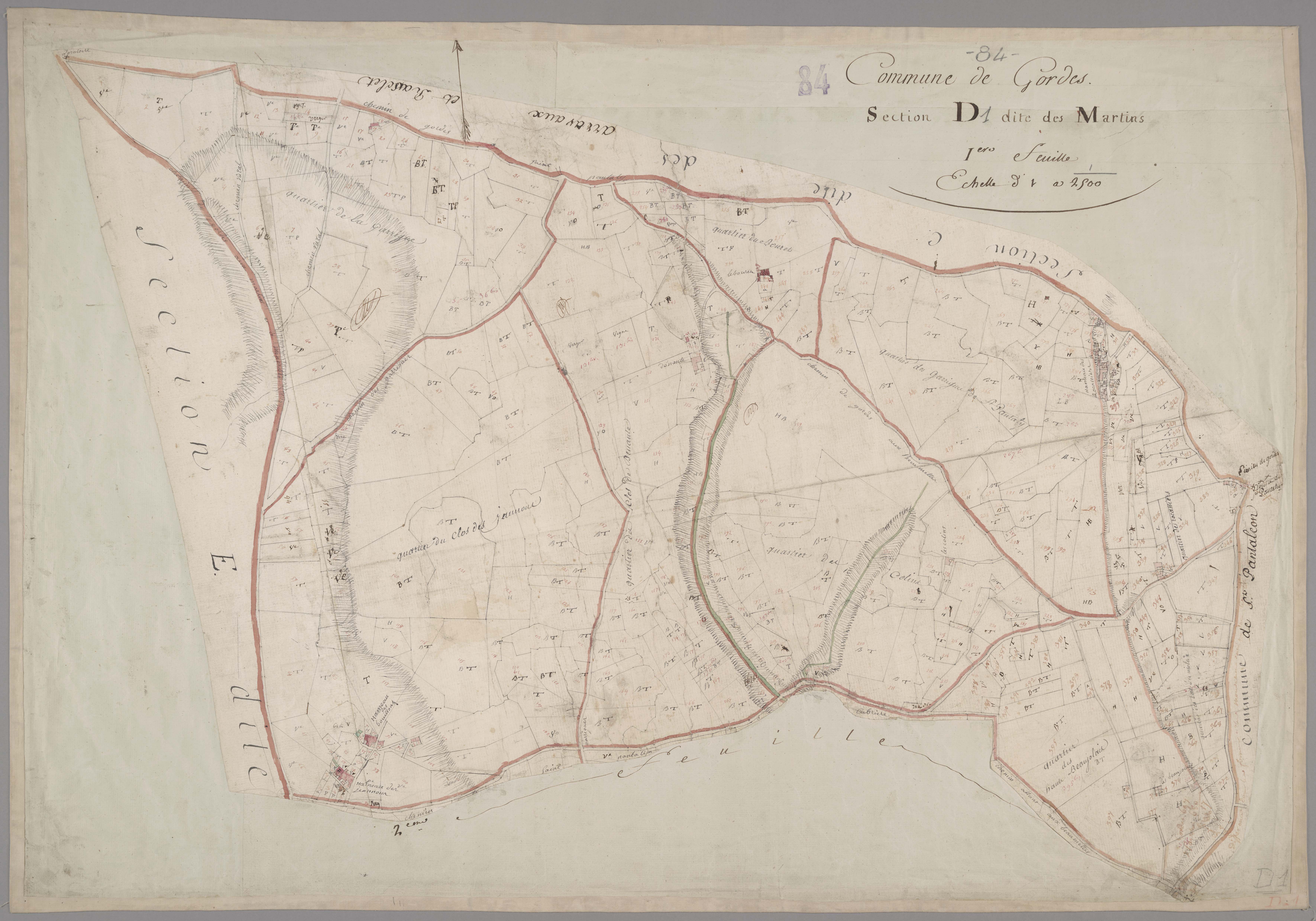 Gordes - Feuille 1