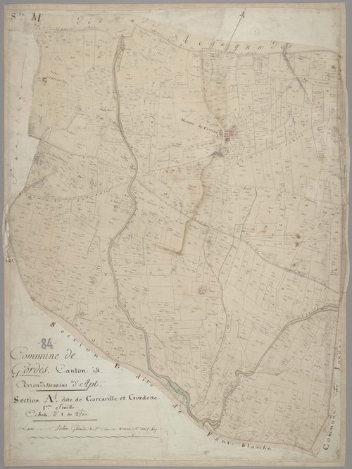 Gordes - Feuille 1