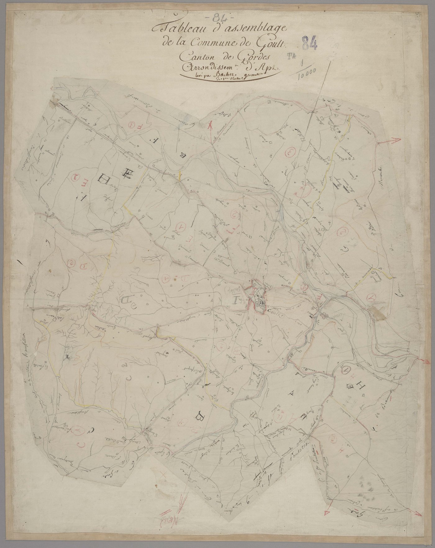 Goult - Tableau d'assemblage