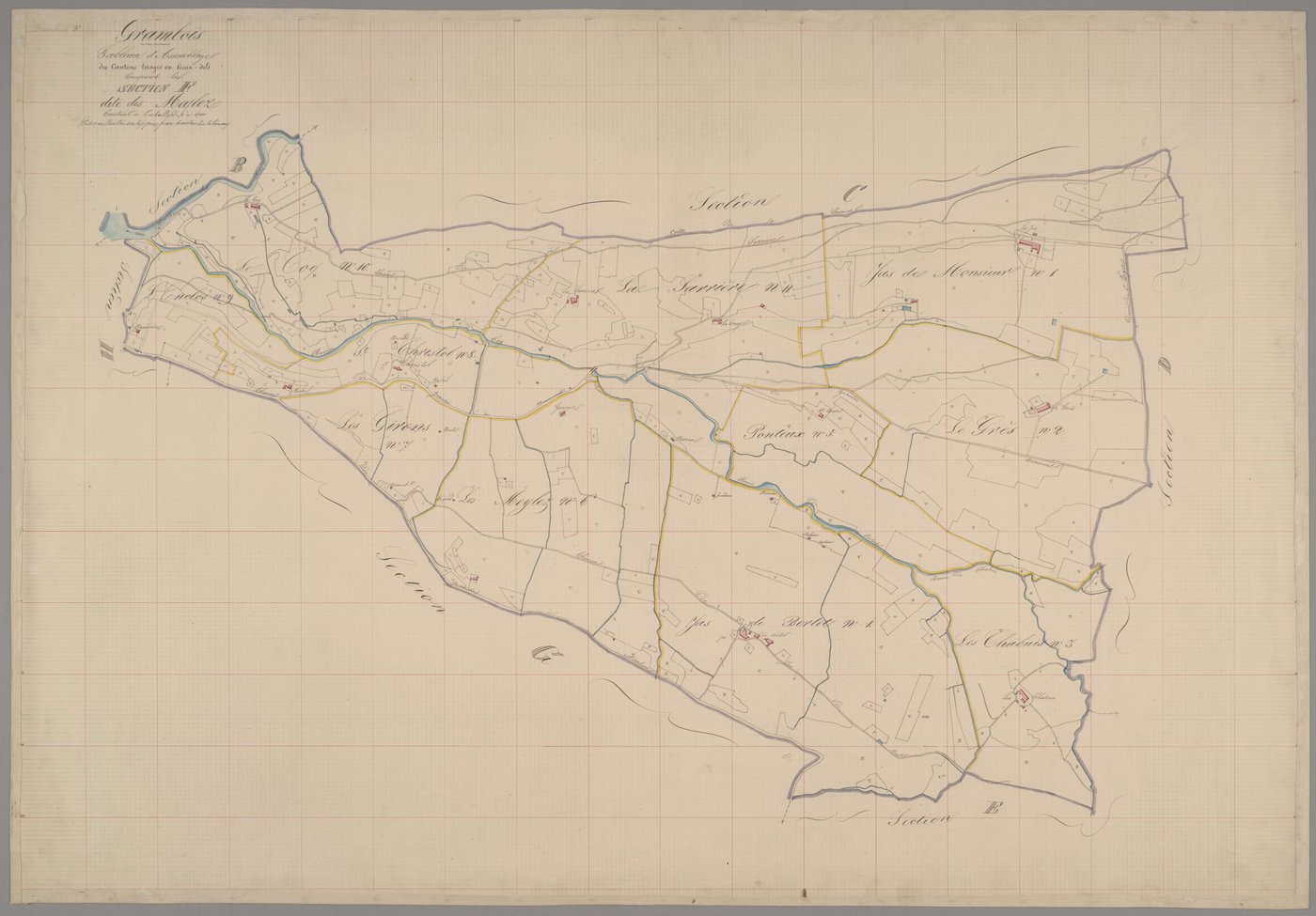 Grambois - Tableau d'assemblage