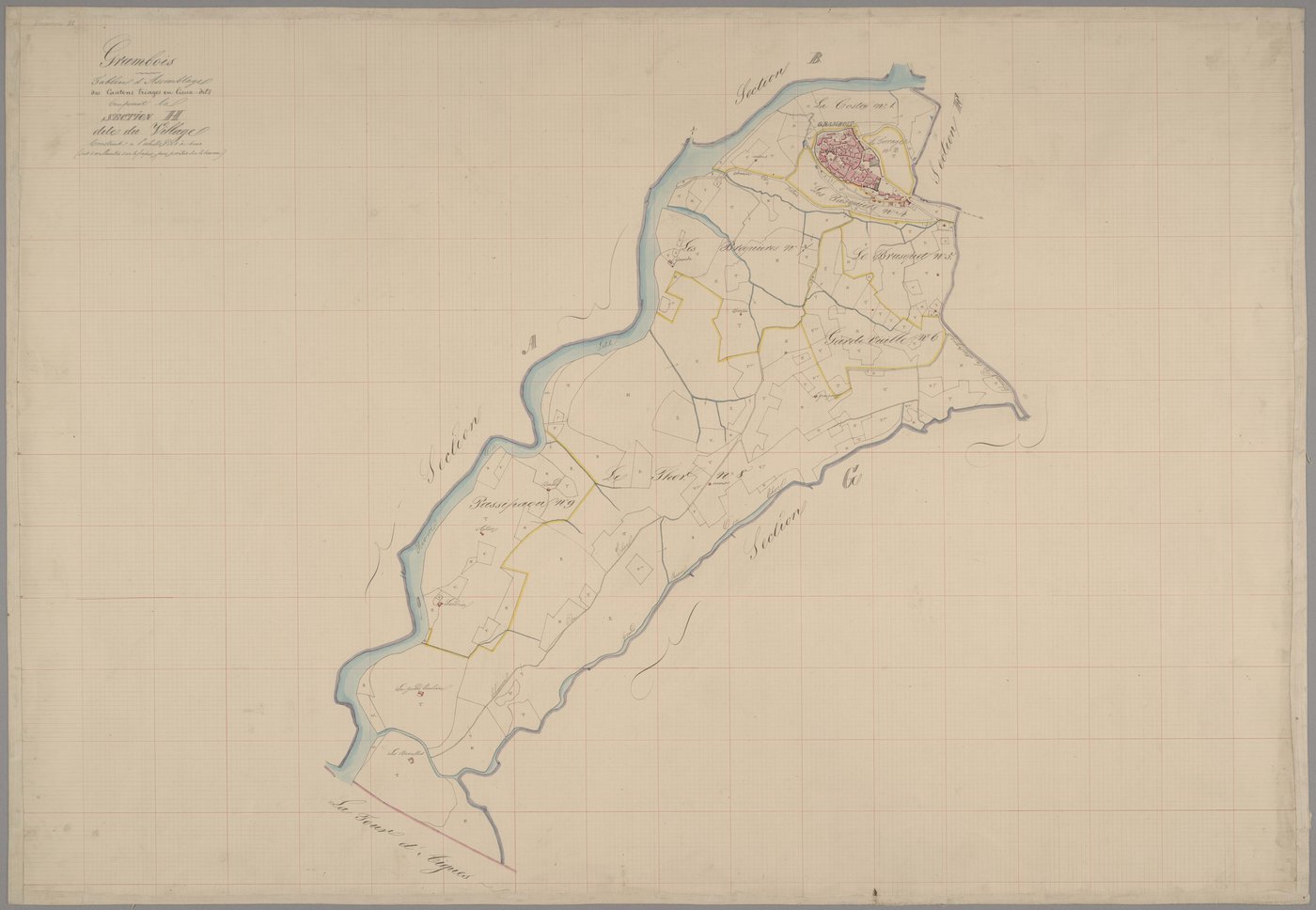 Grambois - Tableau d'assemblage