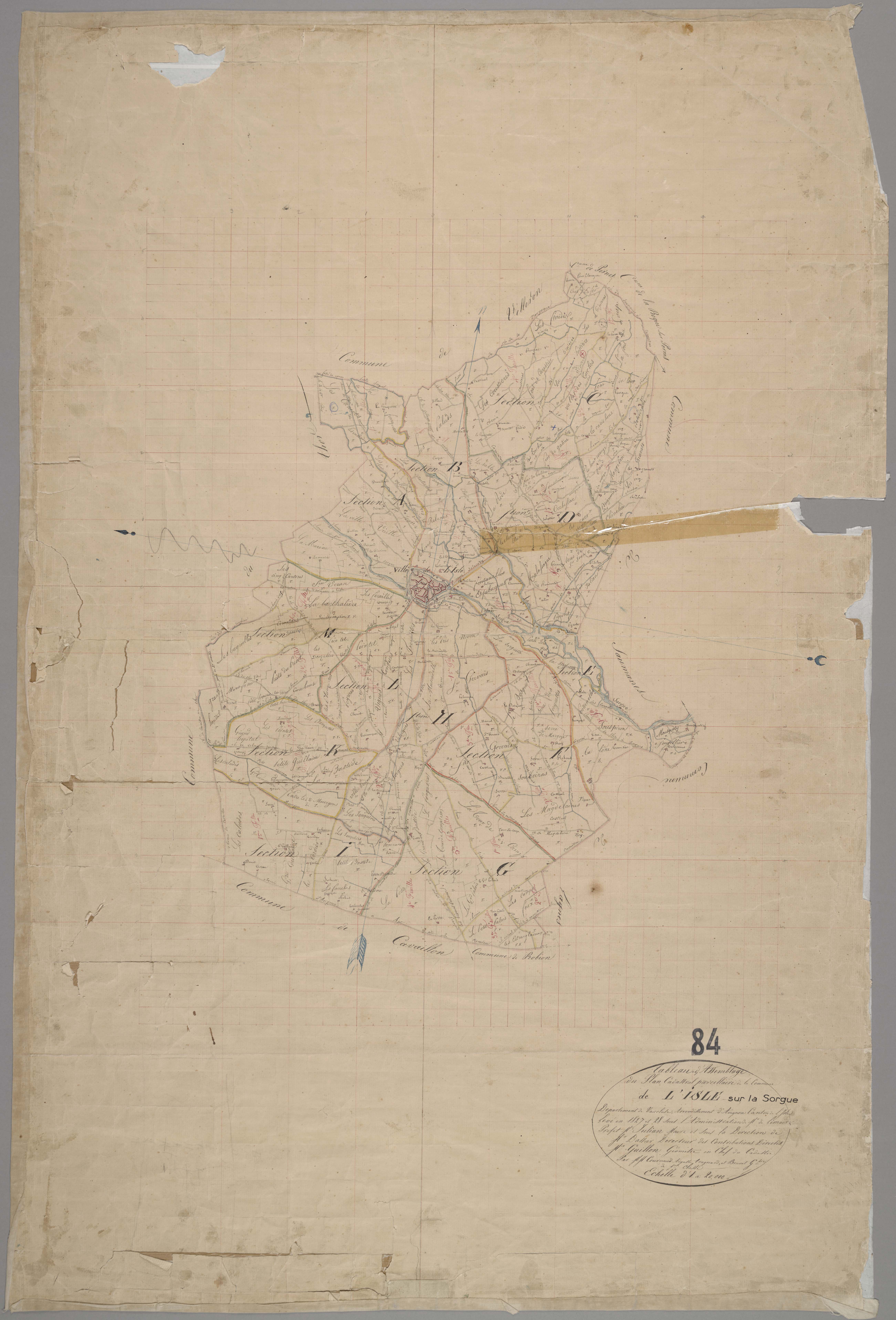 L'Isle-sur-la-Sorgue - Tableau d'assemblage