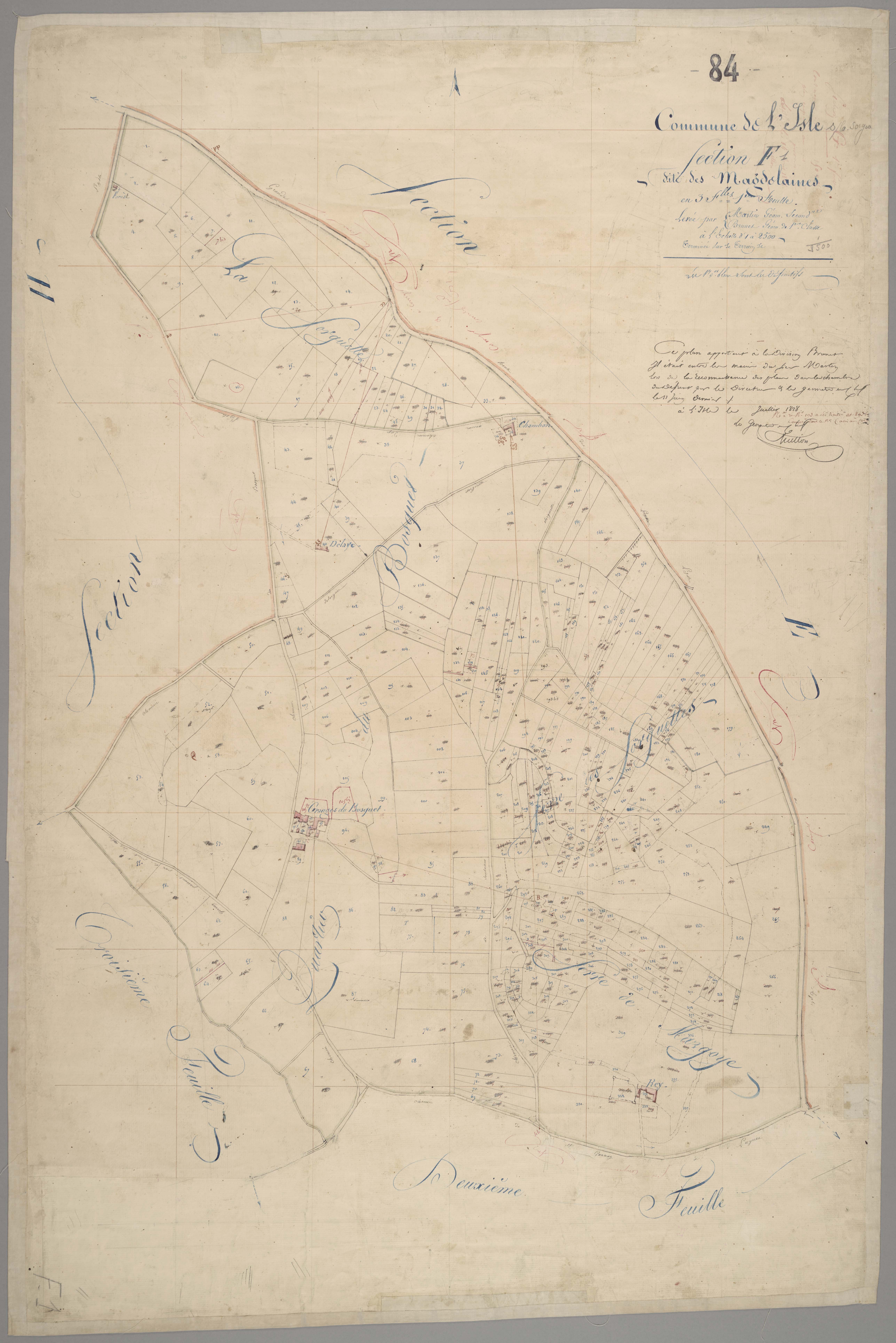 L'Isle-sur-la-Sorgue - Feuille 1
