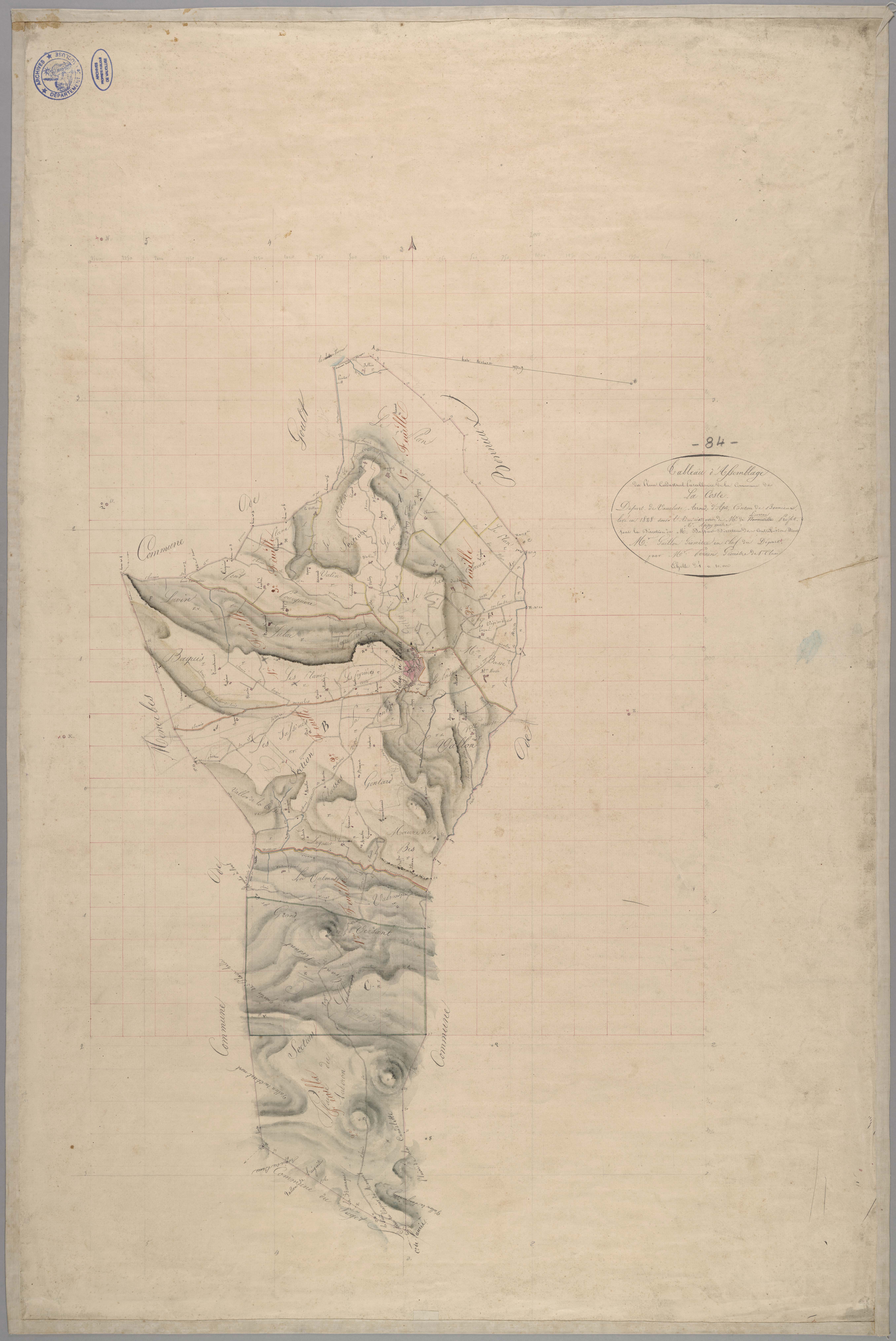 Lacoste - Tableau d'assemblage