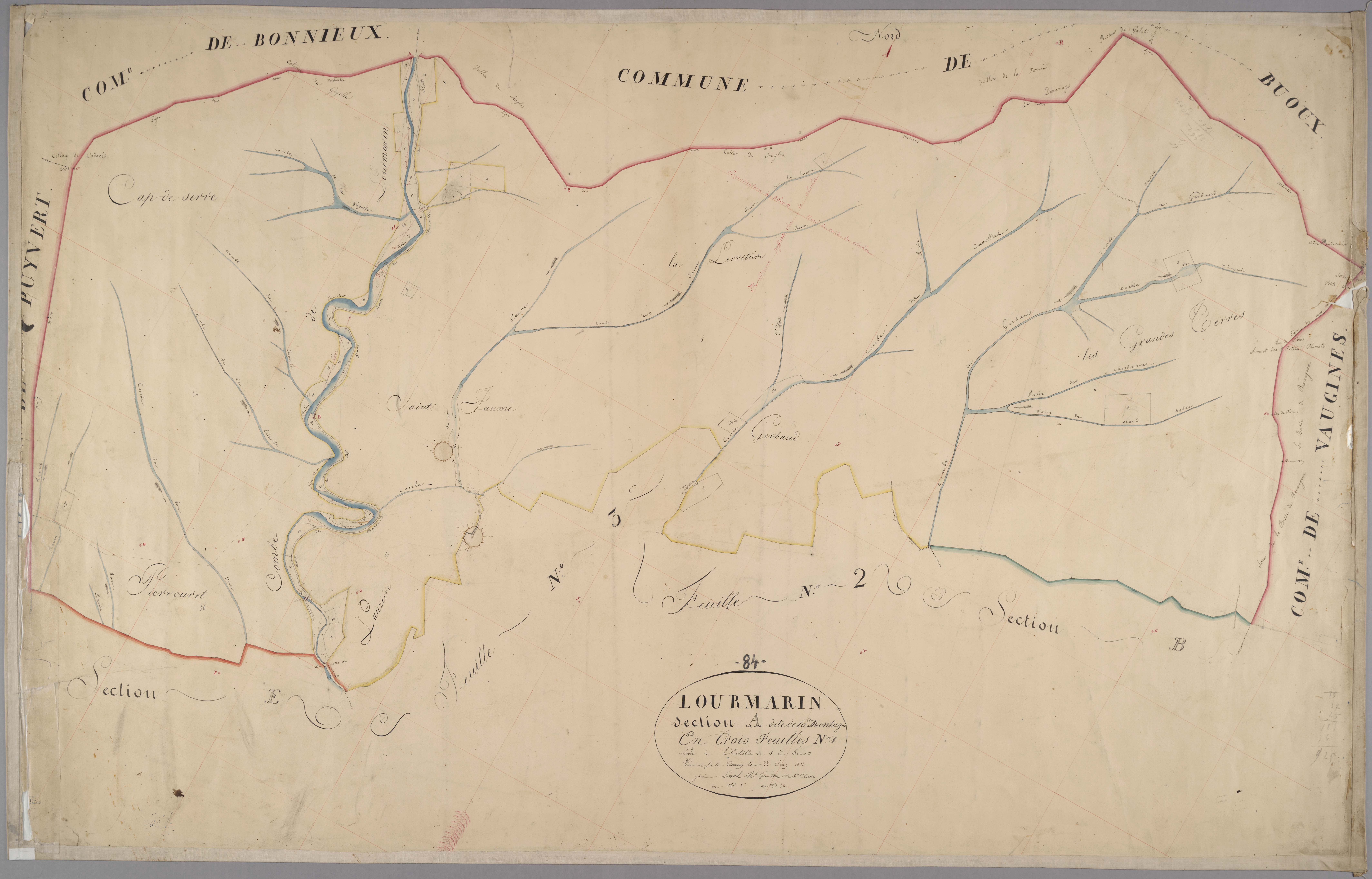 Lourmarin - Feuille 1