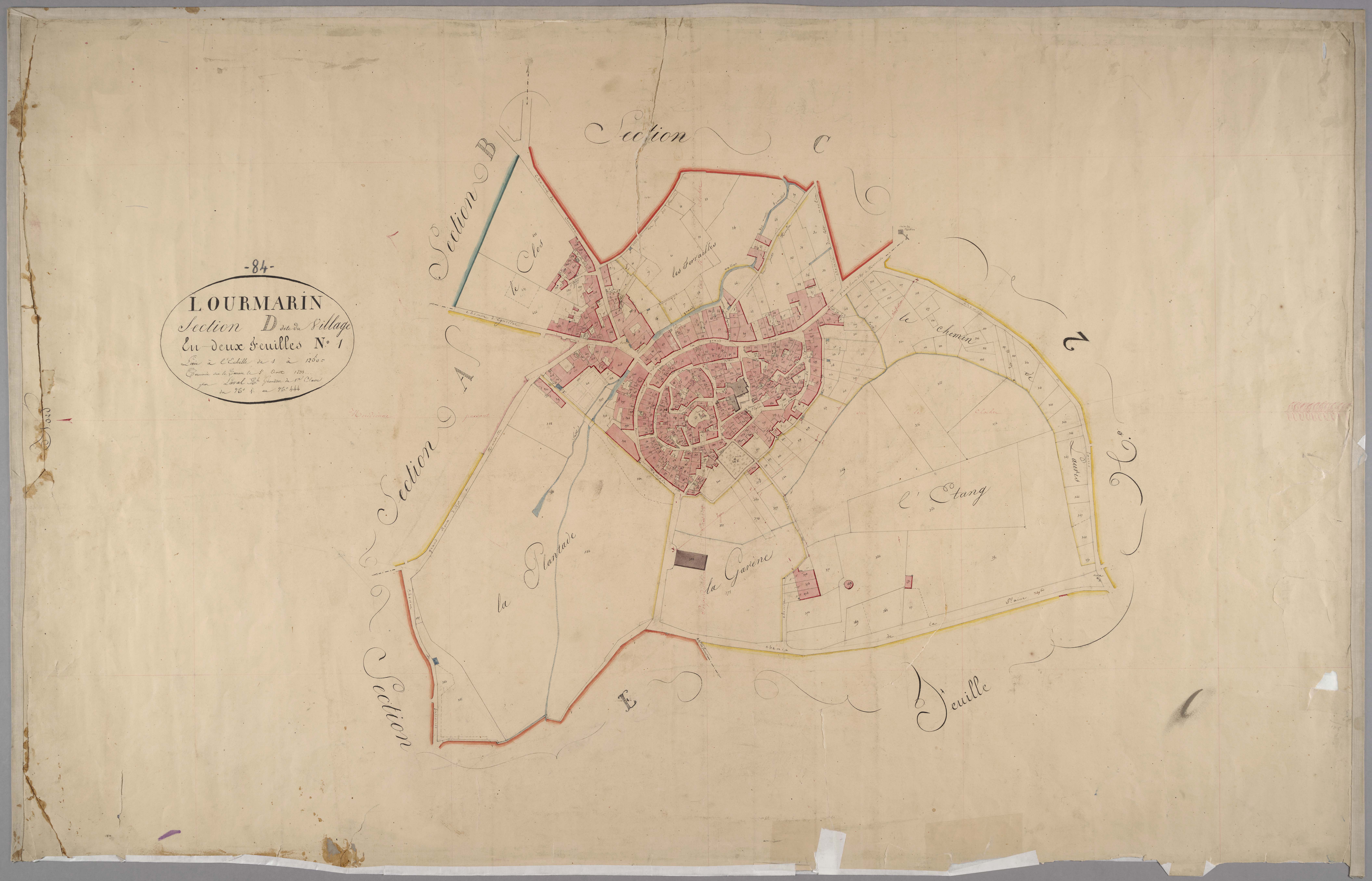 Lourmarin - Feuille 1