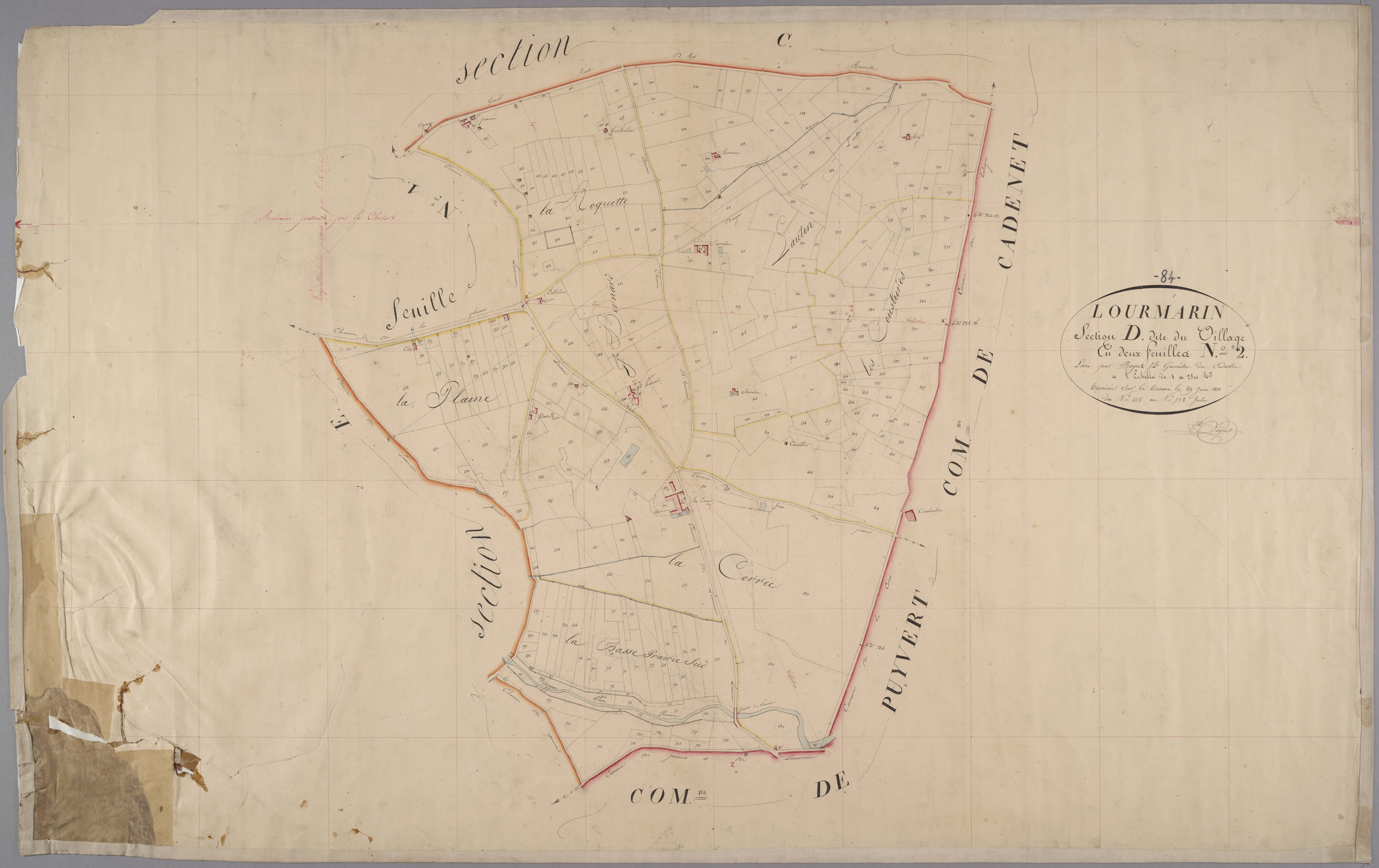 Lourmarin - Feuille 2