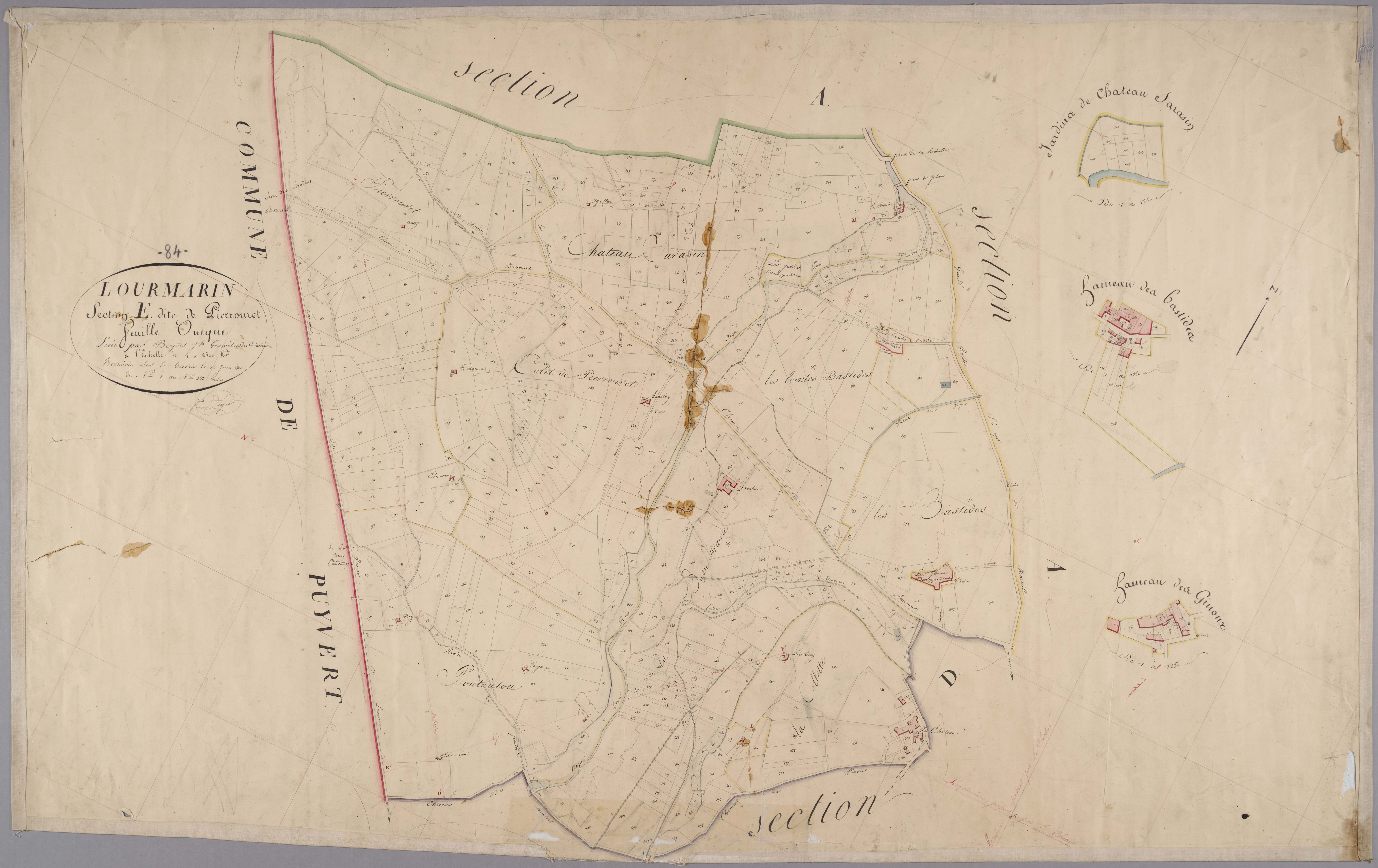 Lourmarin - Feuille 1
