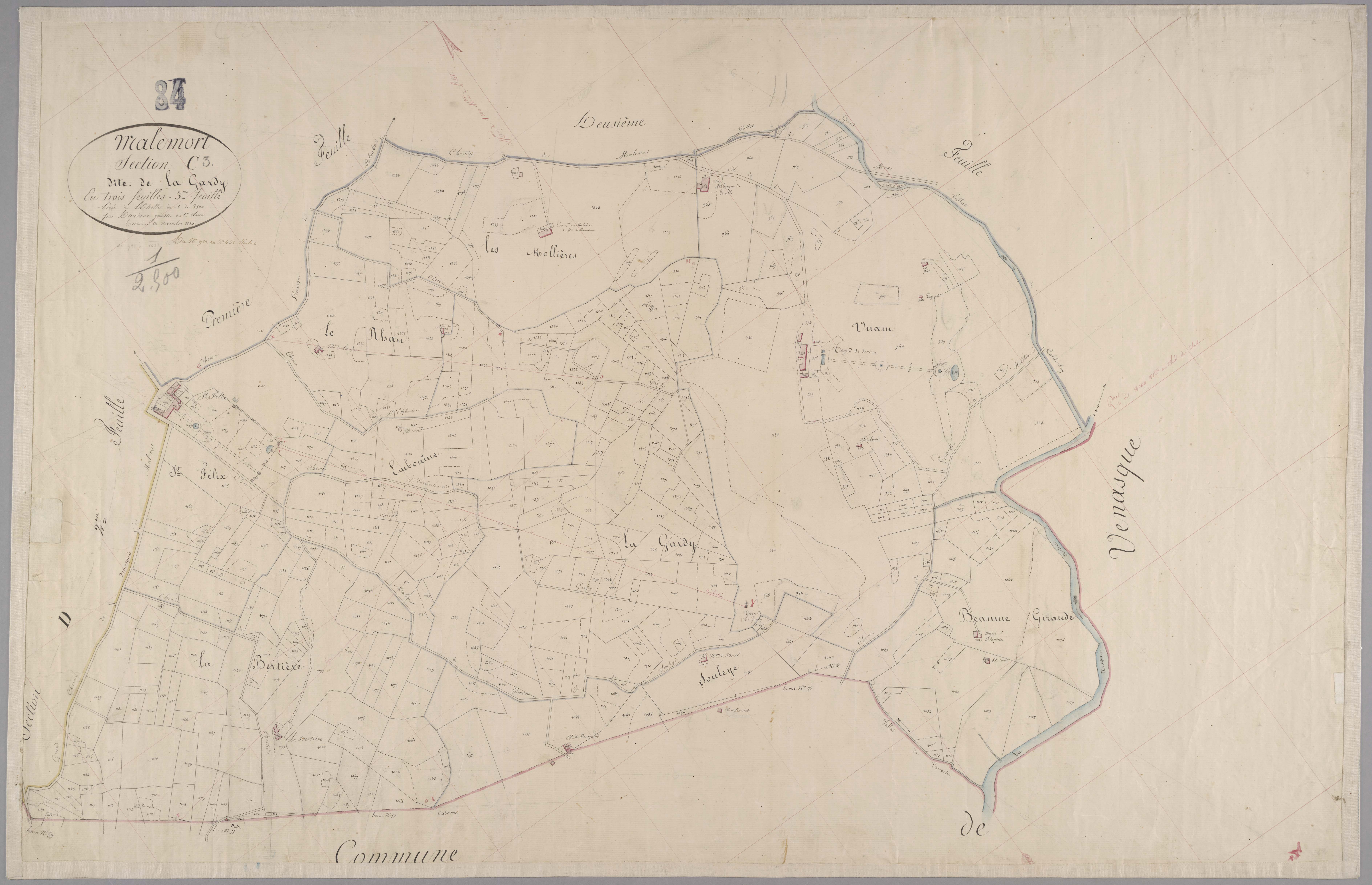 Malemort-du-Comtat - Feuille 3