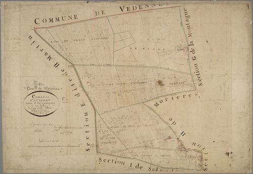 Morières-lès-Avignon - Feuille unique