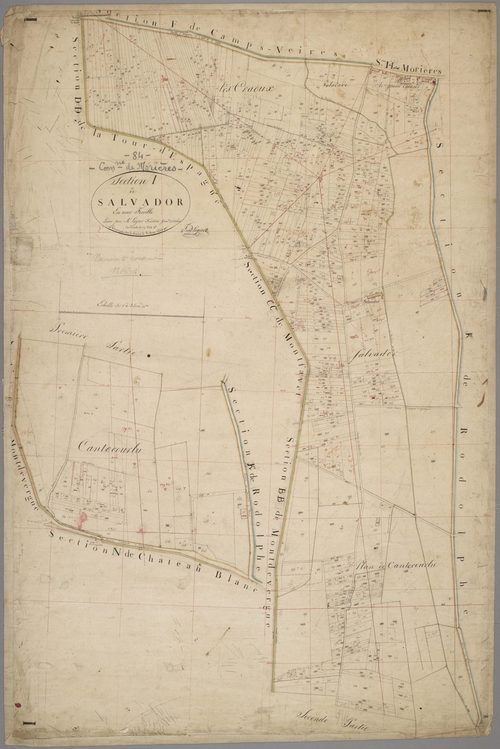 Morières-lès-Avignon - Feuille unique