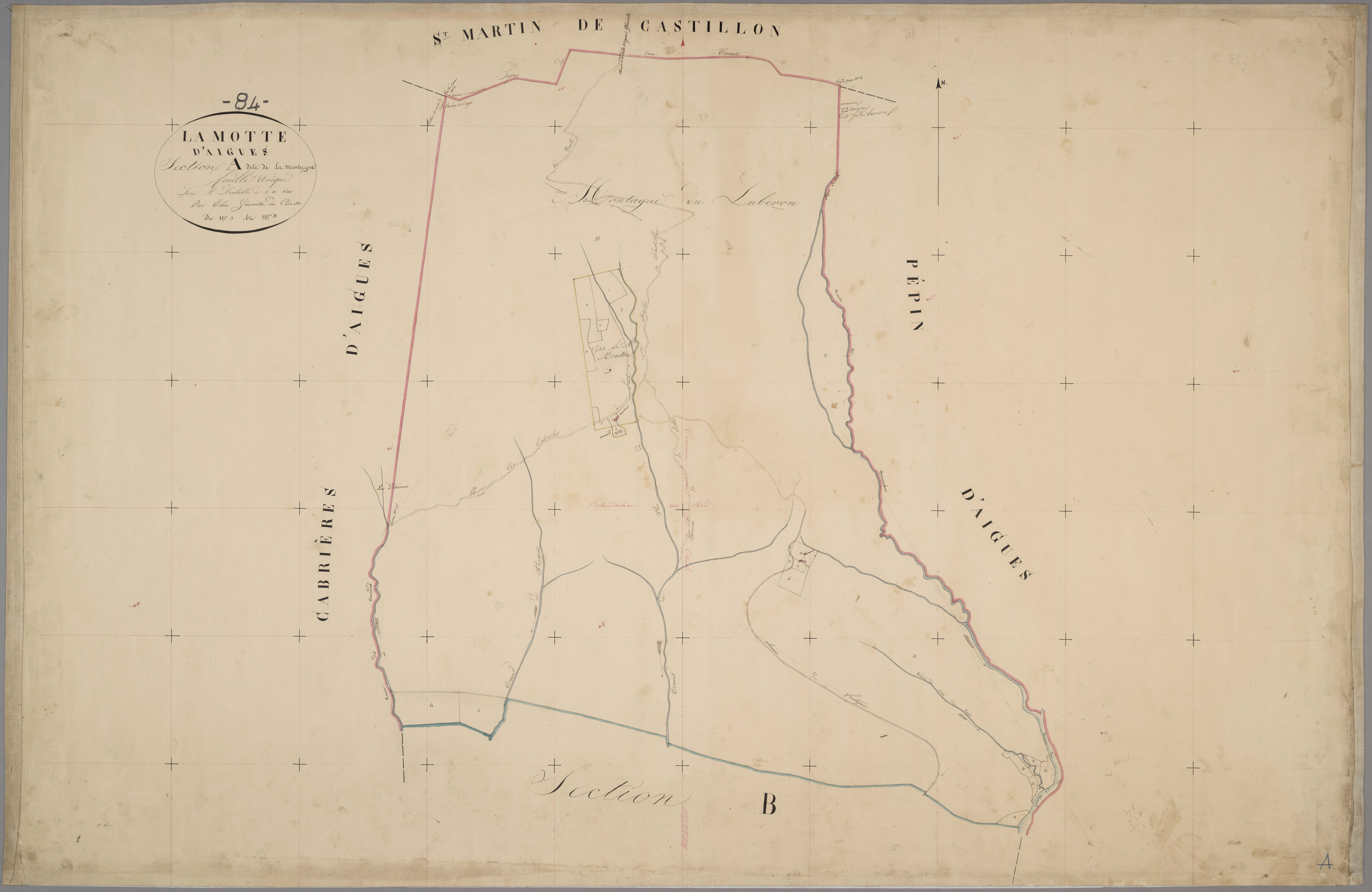 La Motte-d'Aigues - Feuille unique