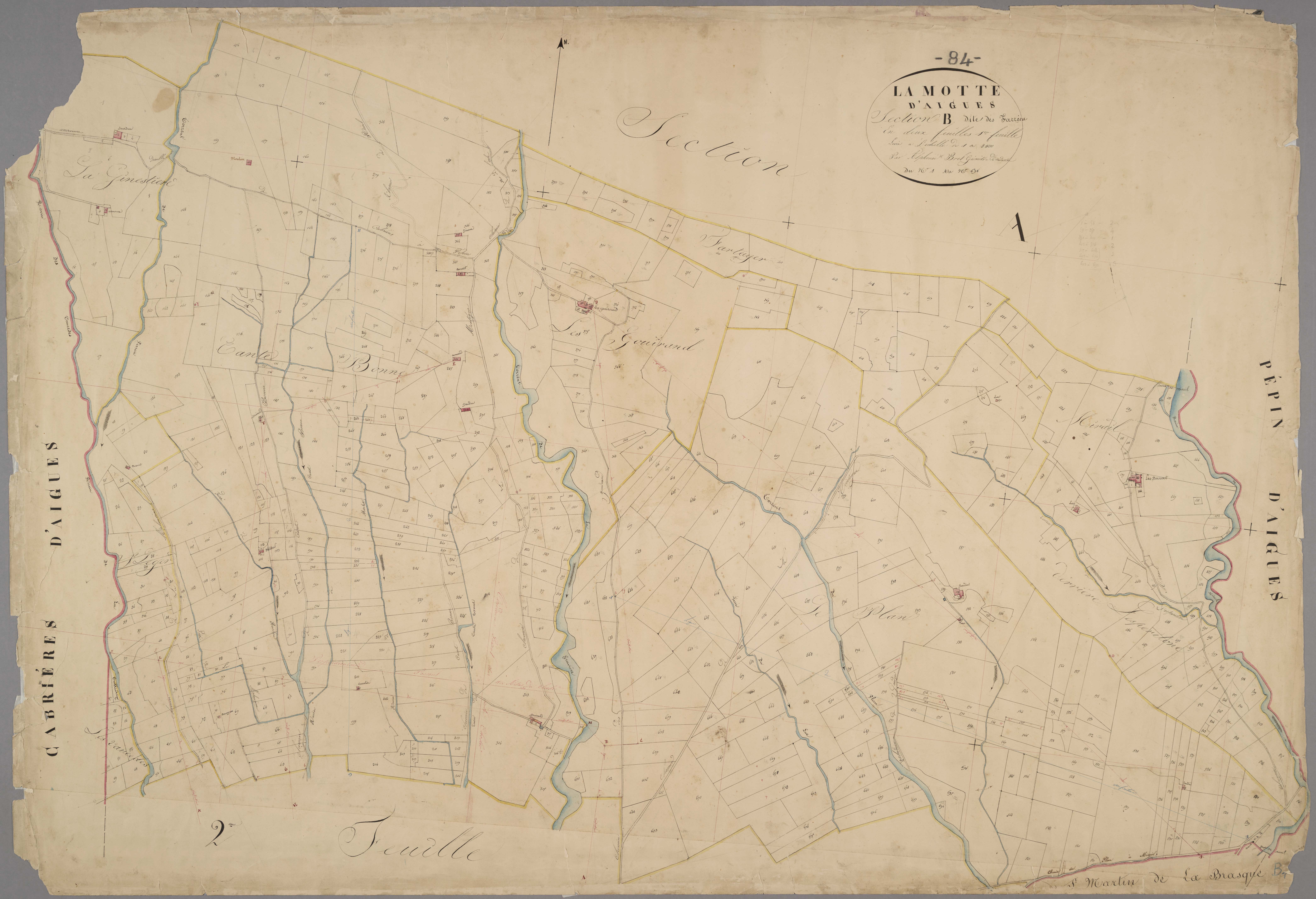 La Motte-d'Aigues - Feuille 1