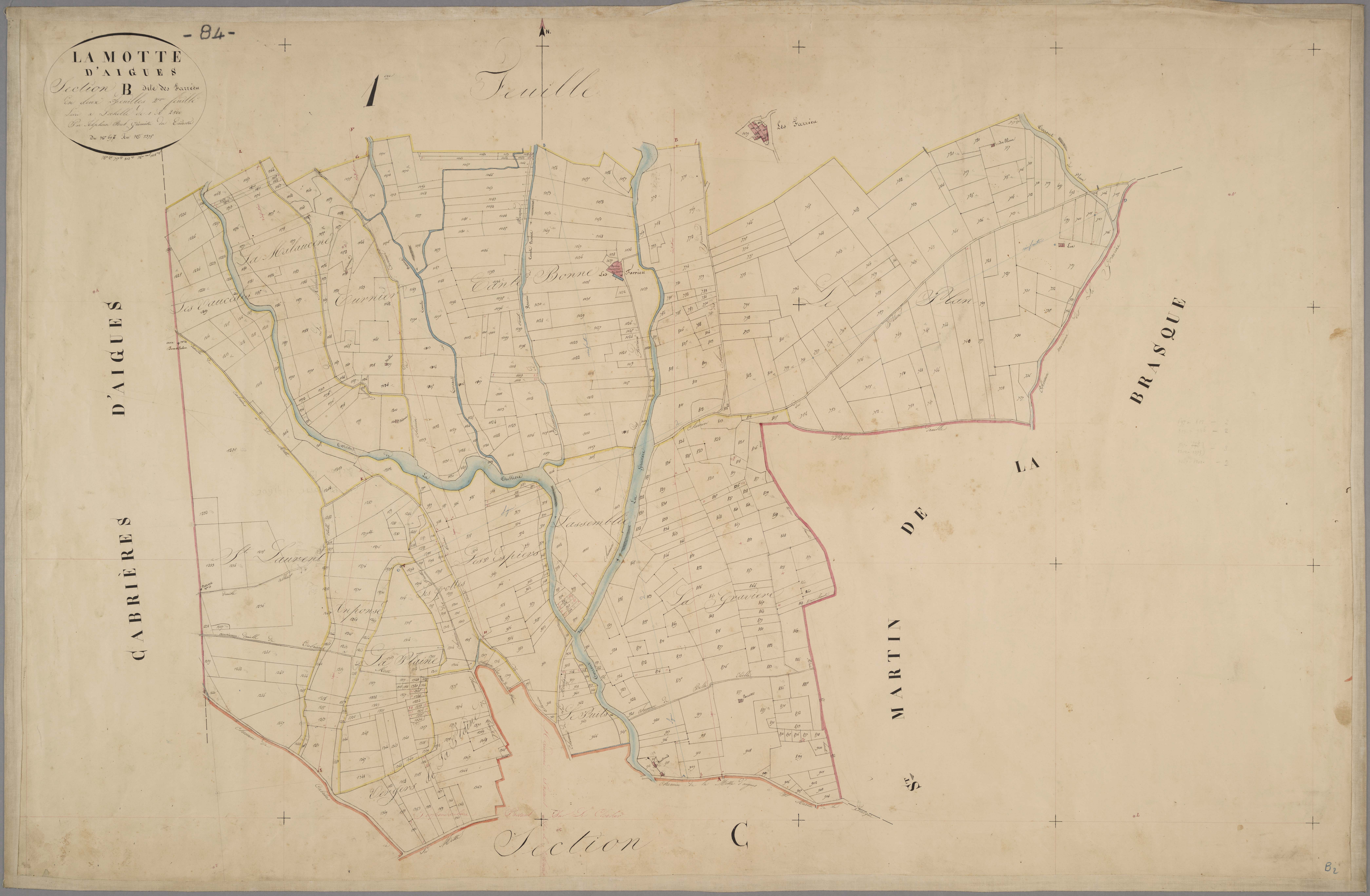 La Motte-d'Aigues - Feuille 2
