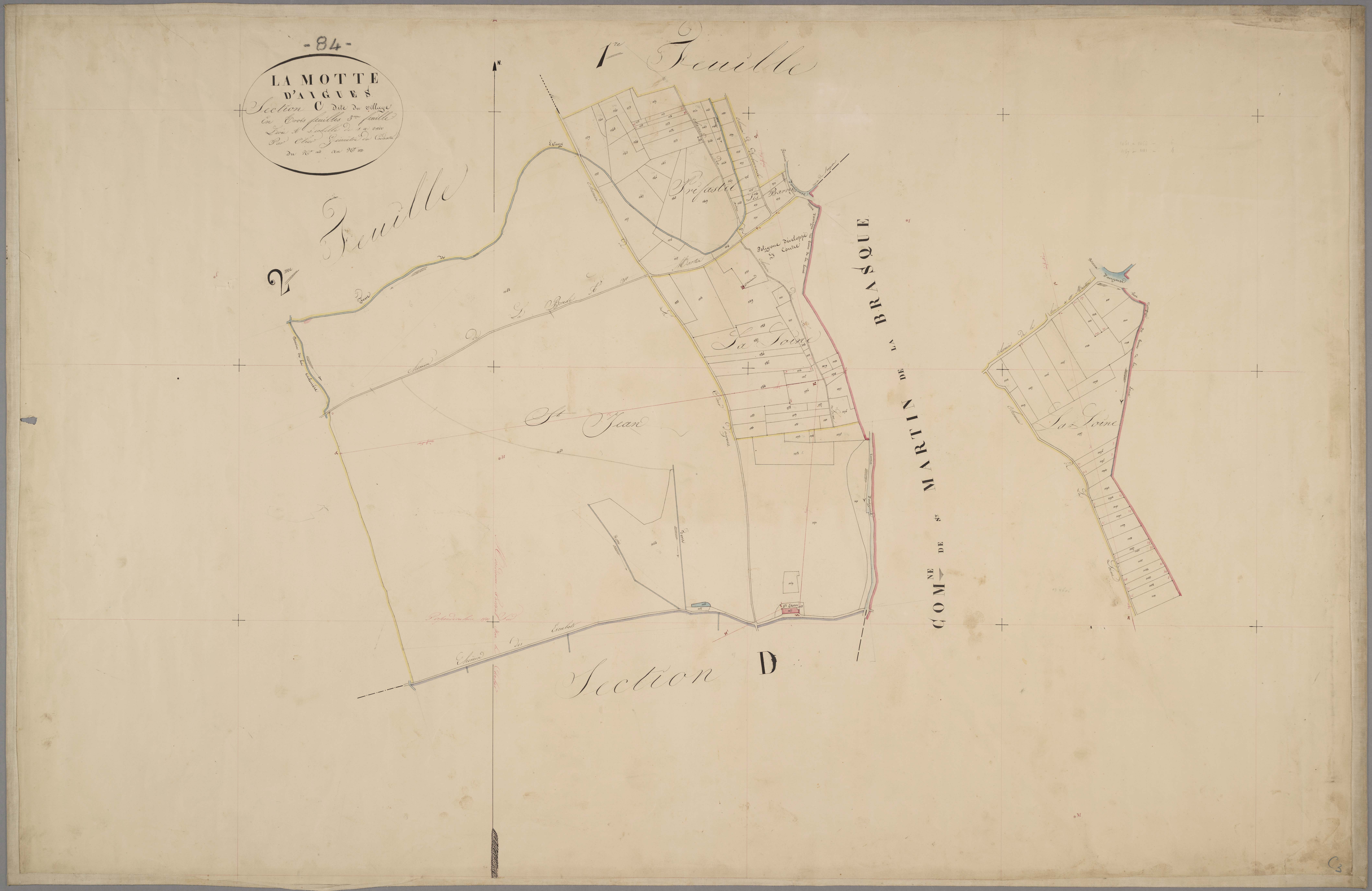 La Motte-d'Aigues - Feuille 3