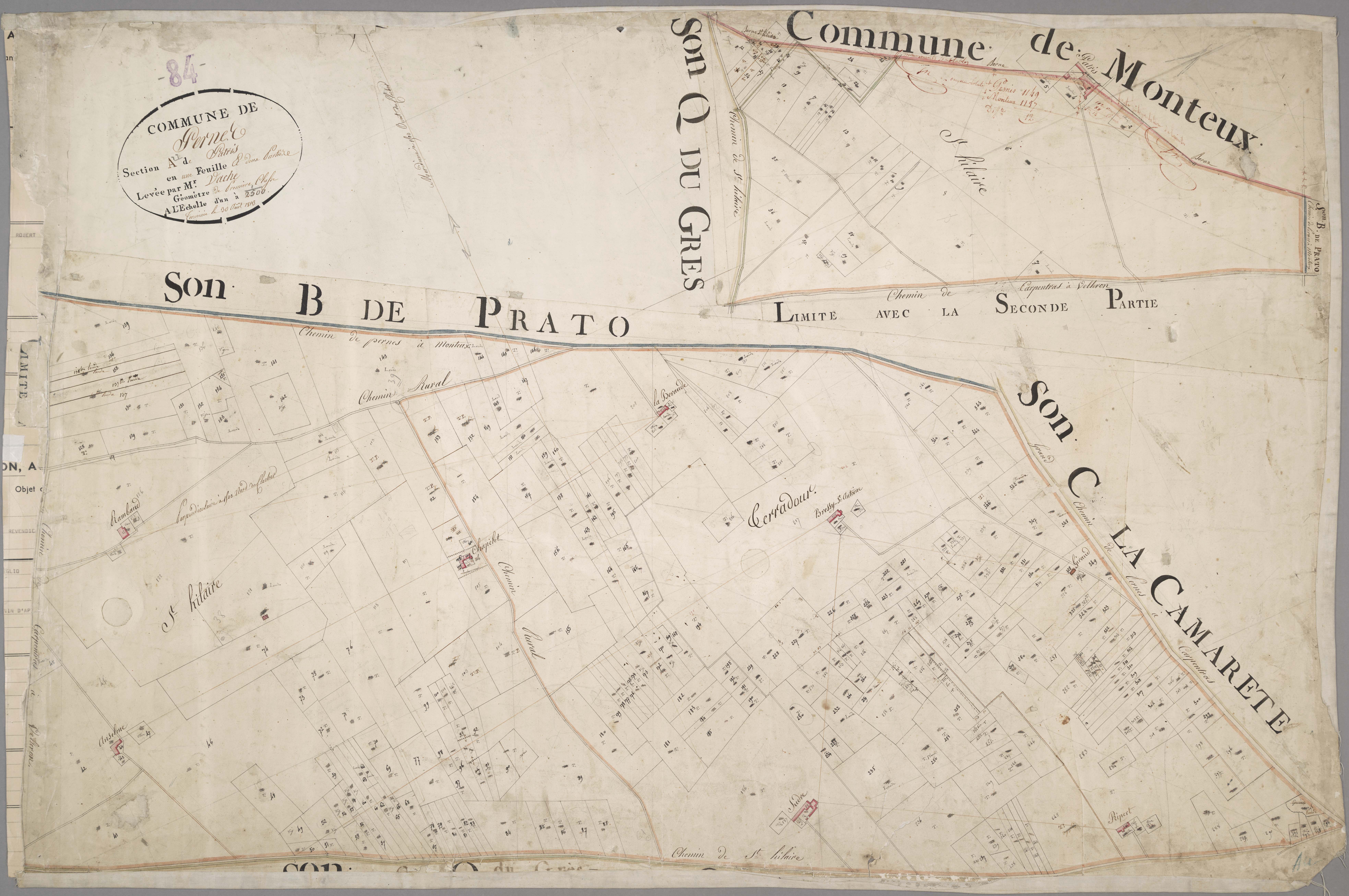Pernes-les-Fontaines - Feuille unique