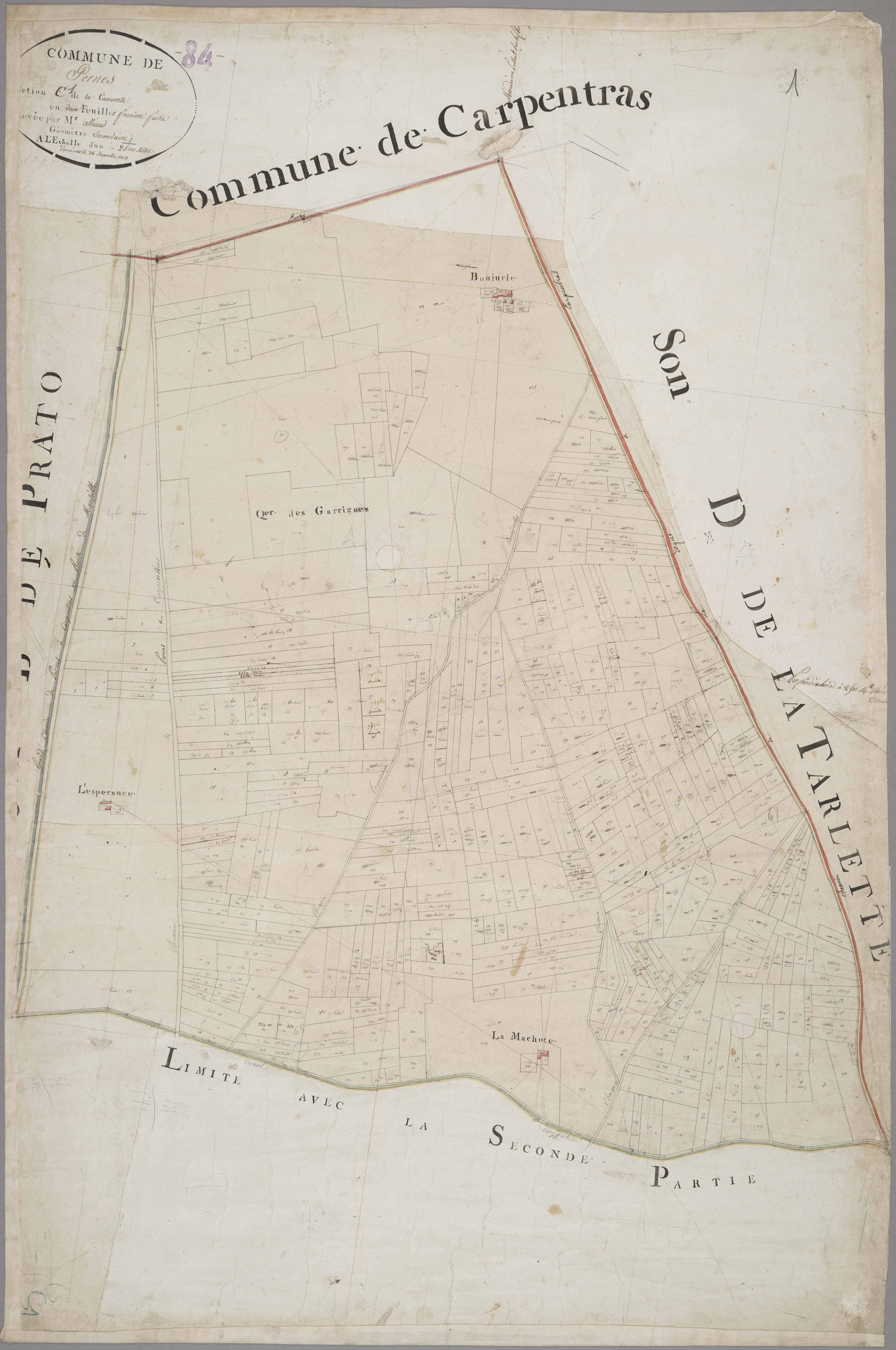 Pernes-les-Fontaines - Feuille 1