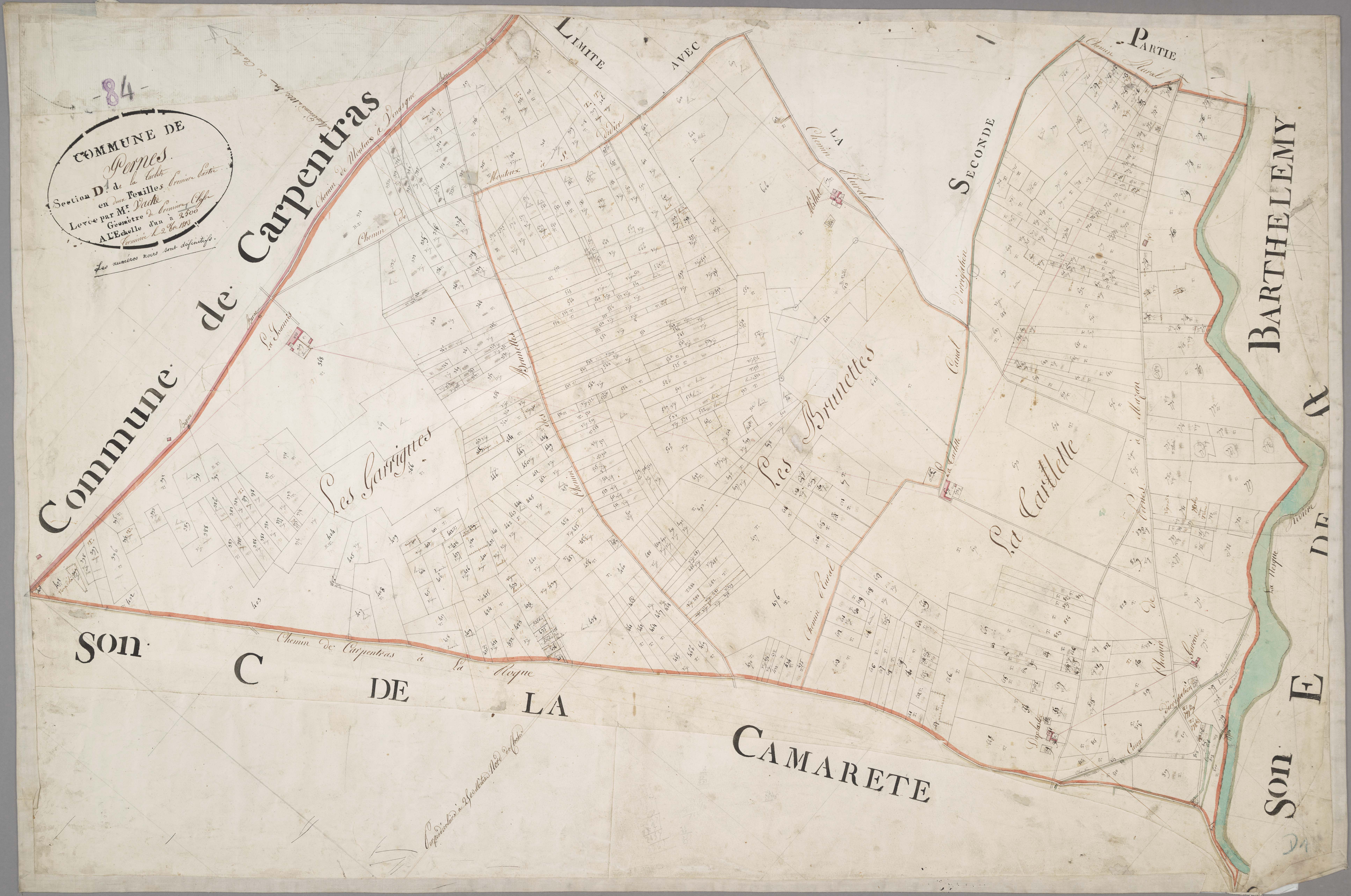 Pernes-les-Fontaines - Feuille 1
