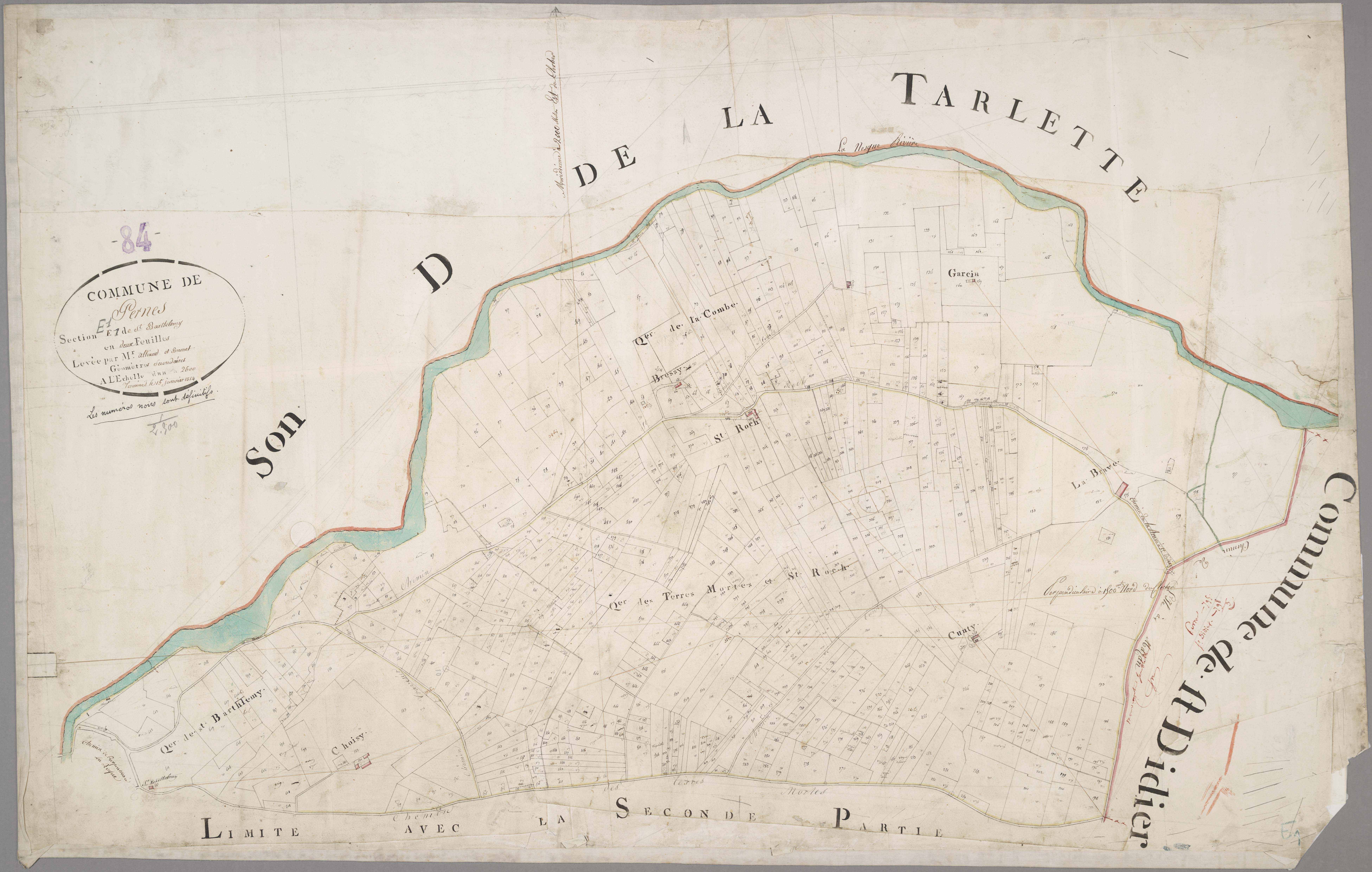 Pernes-les-Fontaines - Feuille 1