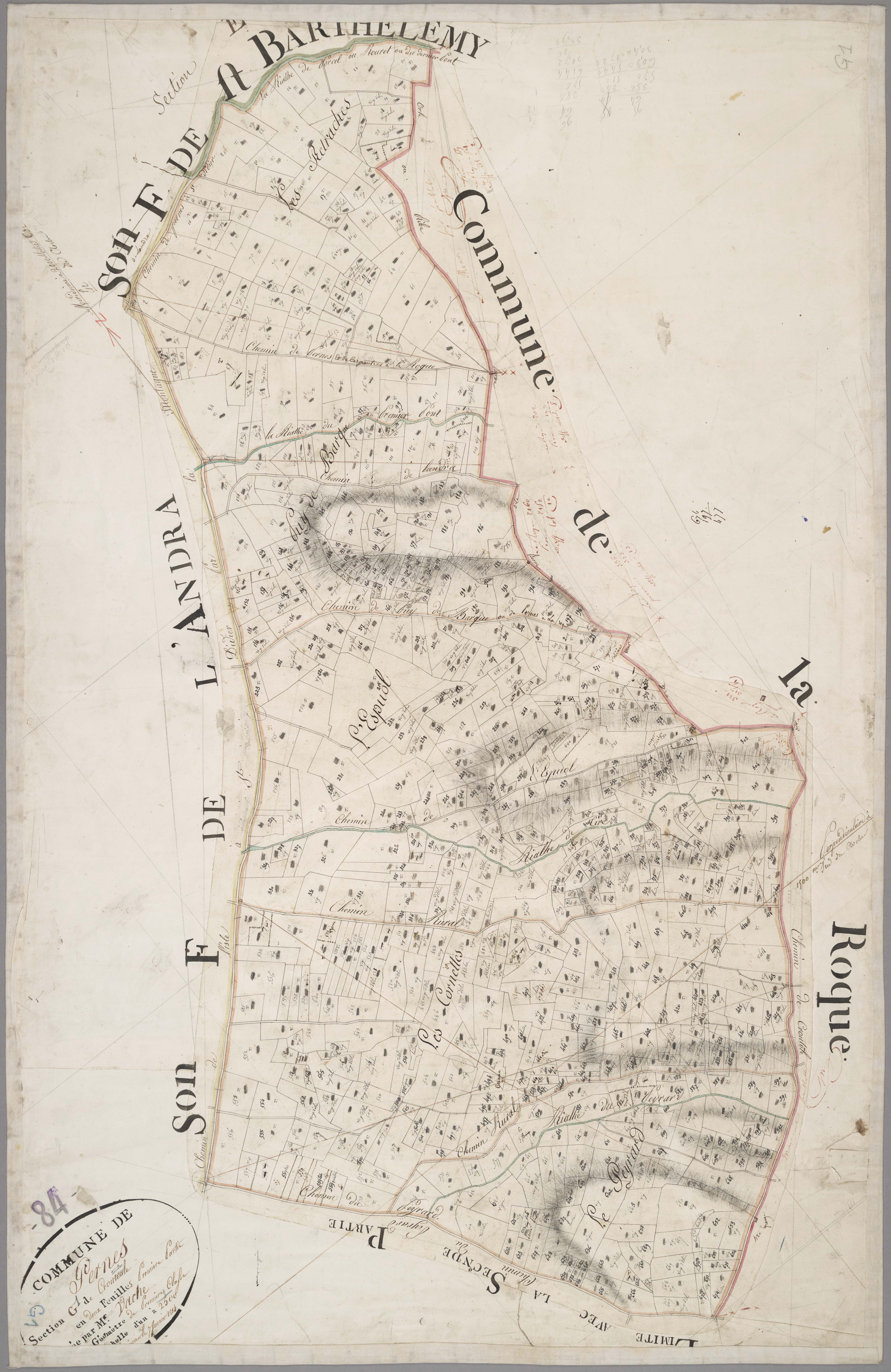 Pernes-les-Fontaines - Feuille 1