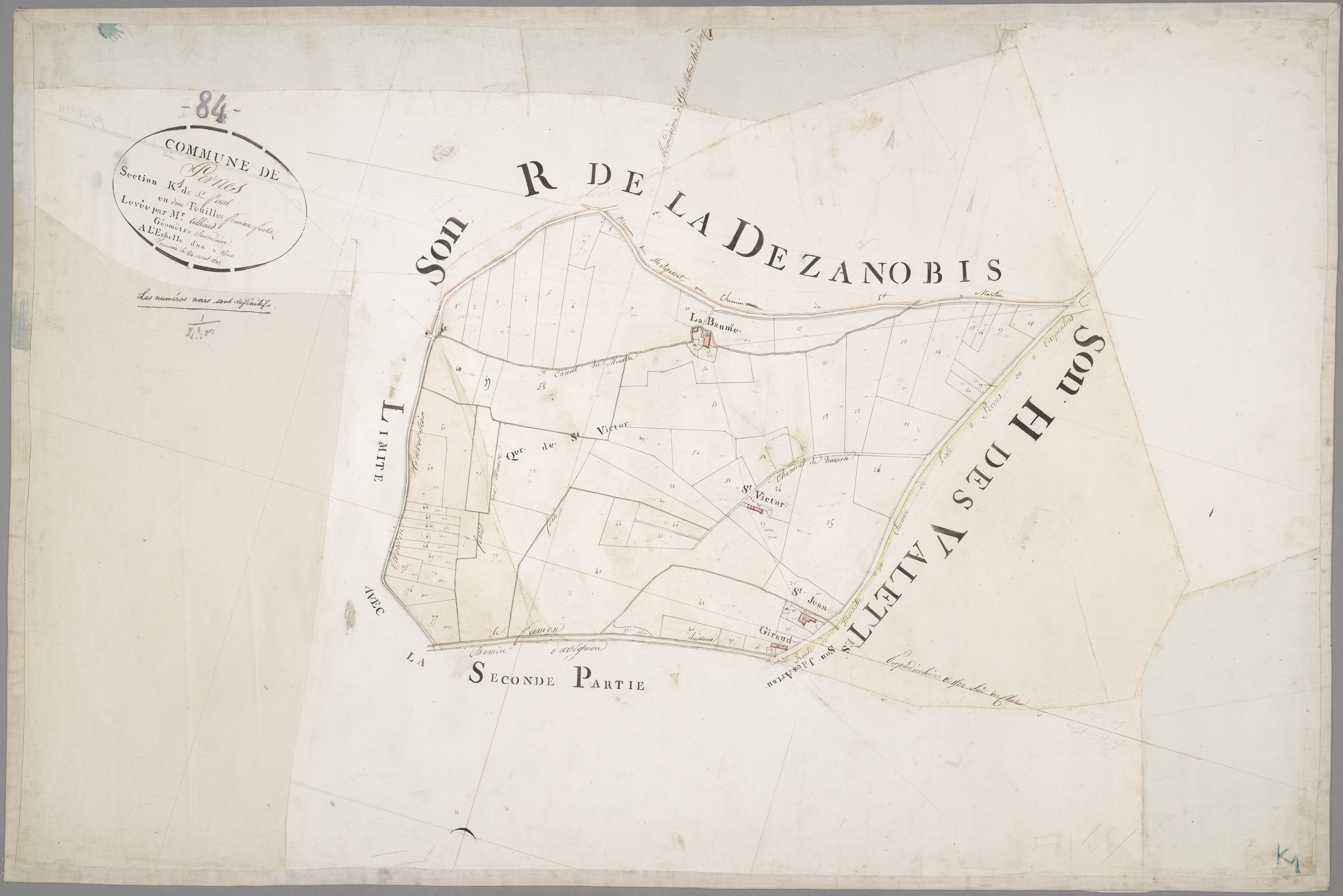 Pernes-les-Fontaines - Feuille 1