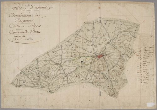 Pernes-les-Fontaines - Tableau d'assemblage