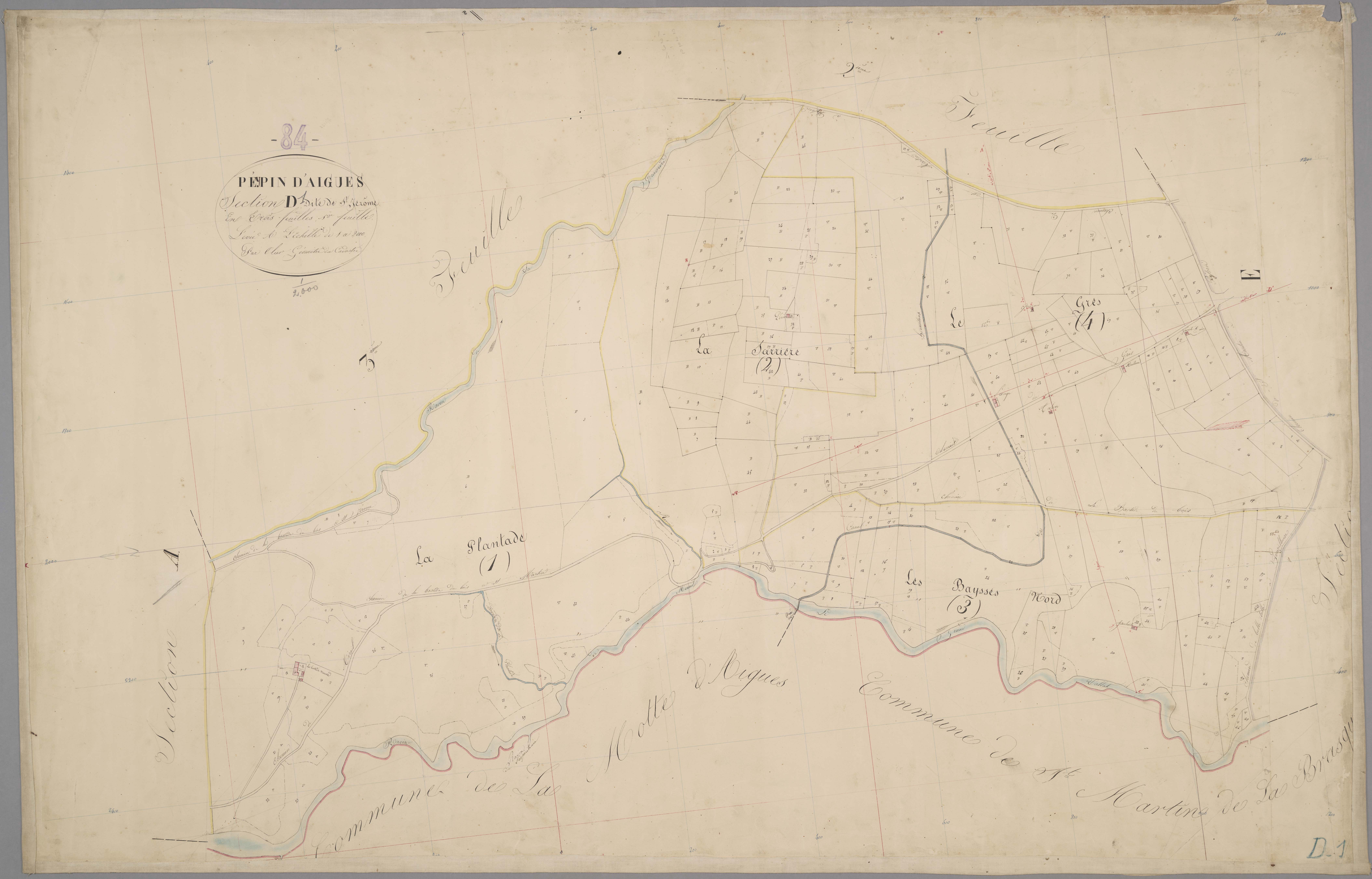 Peypin-d'Aigues - Feuille 1