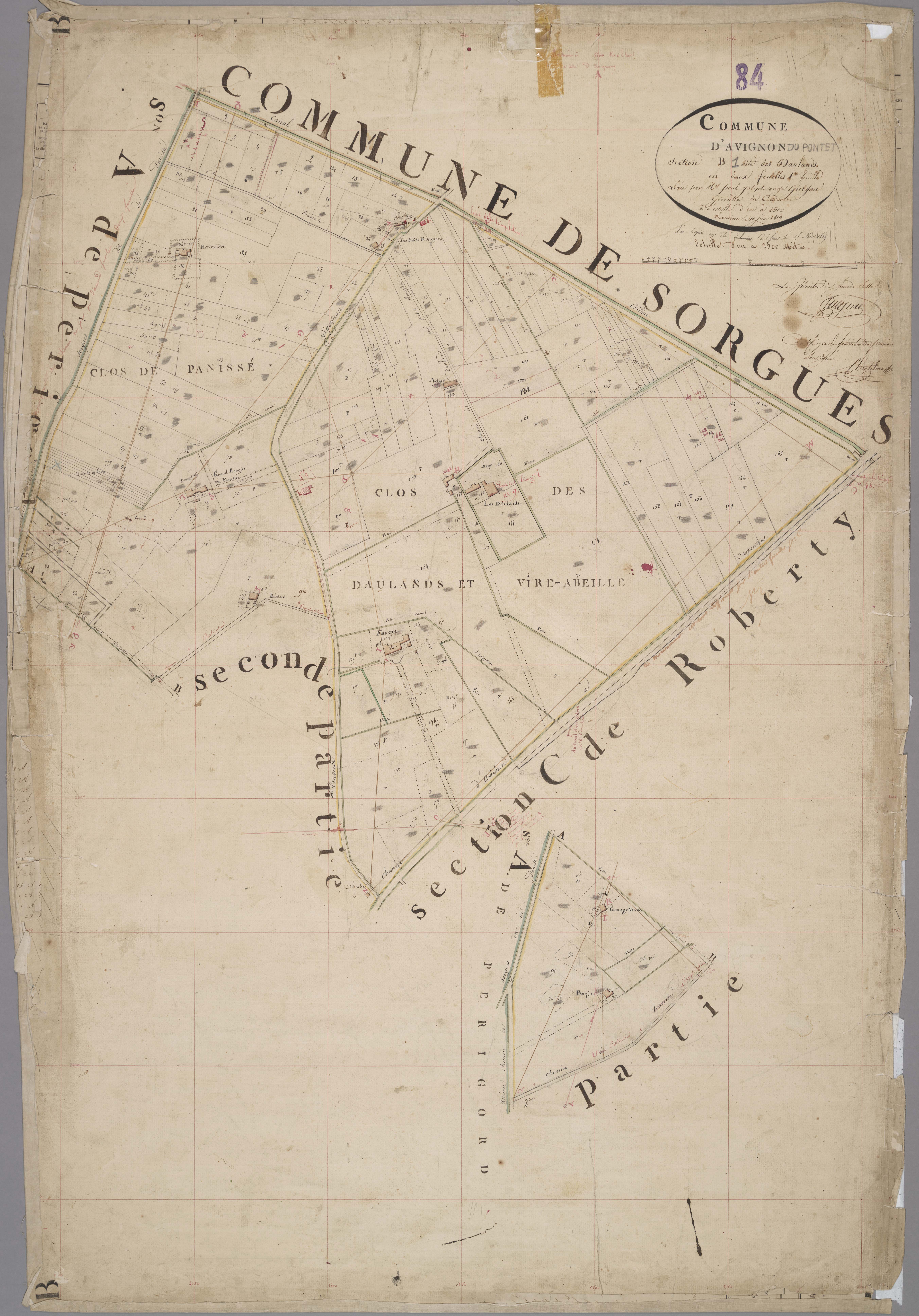 Le Pontet - Feuille 1