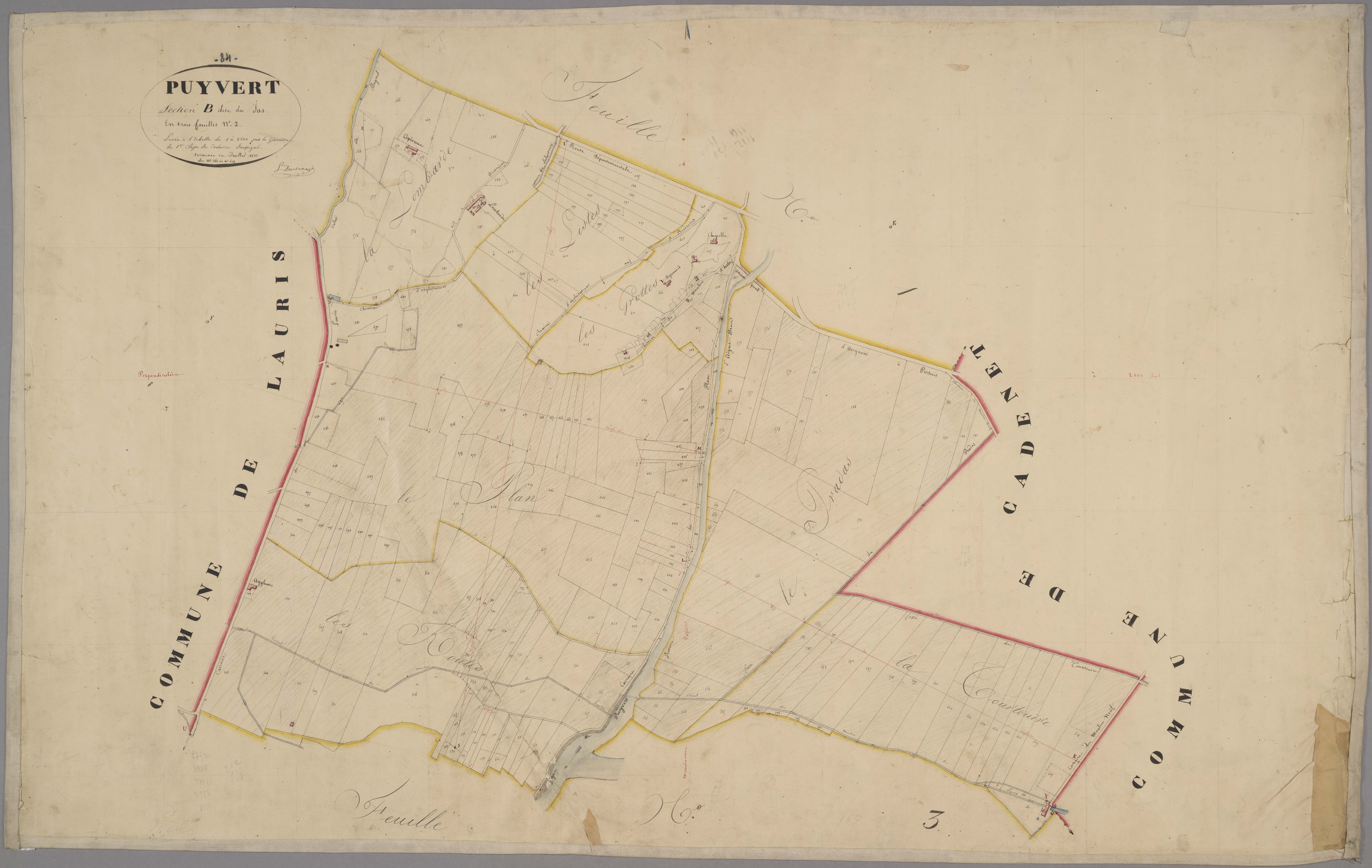 Puyvert - Feuille 2