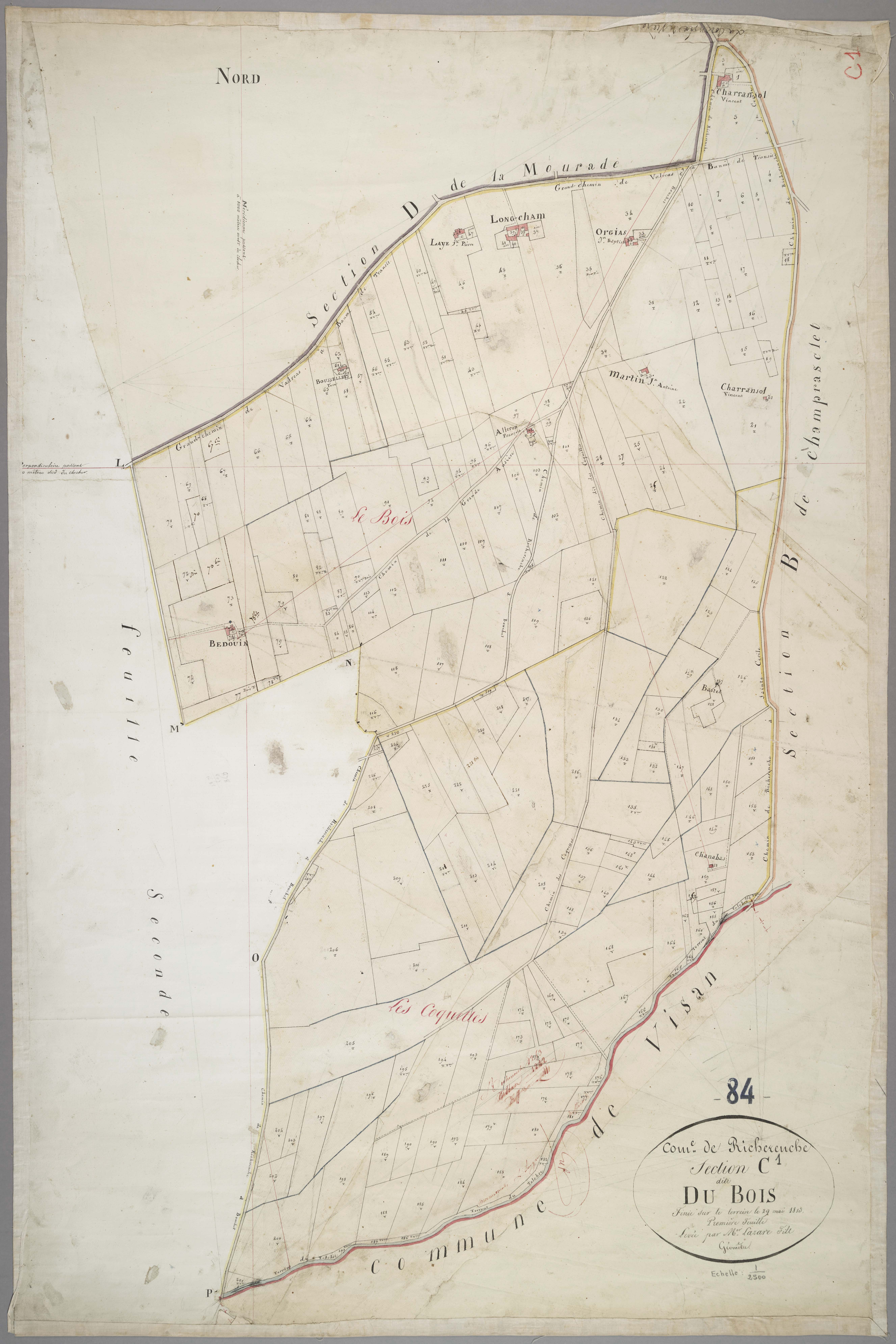 Richerenches - Feuille 1